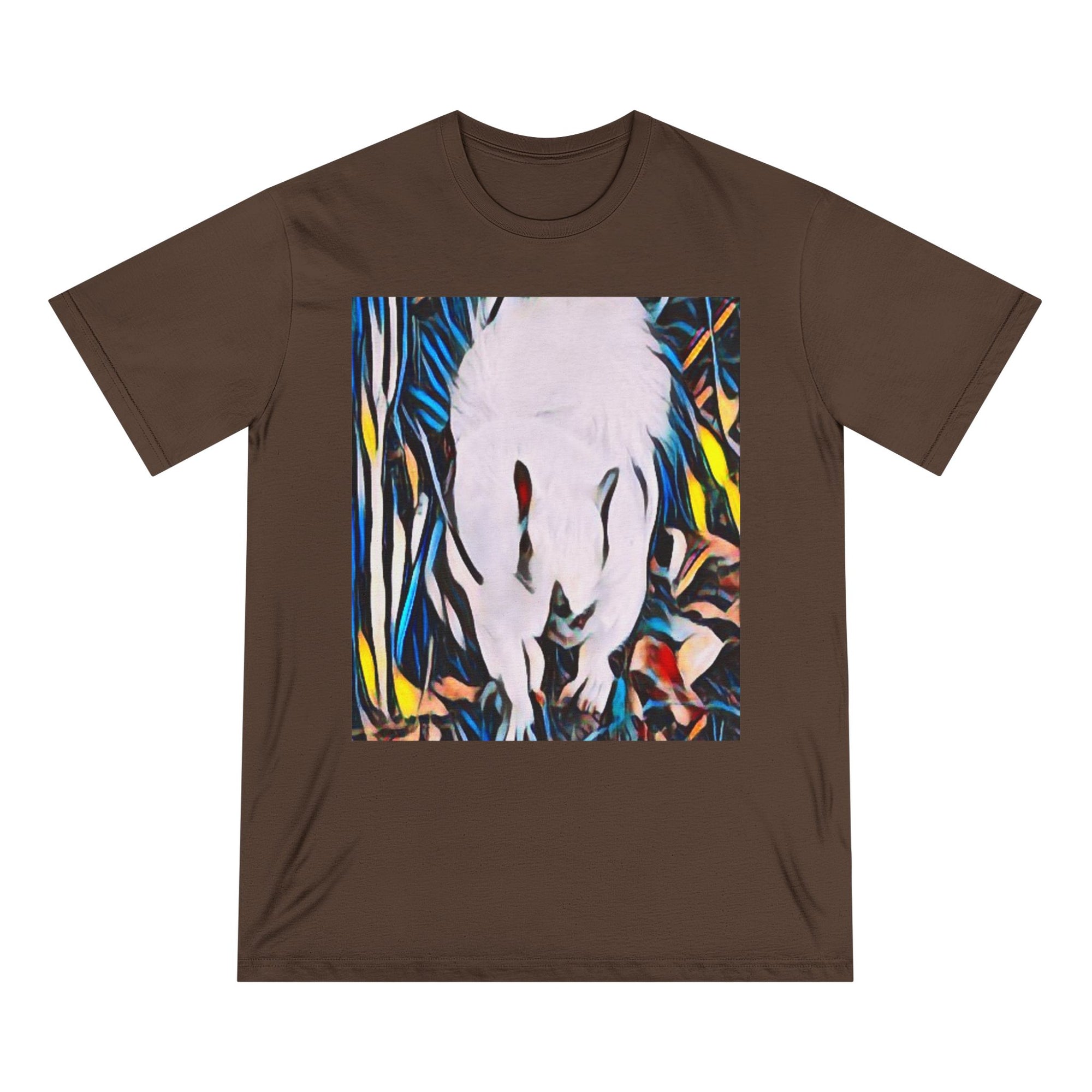 Organic Artistic T-Shirt, Eco-Friendly Tee, Nature-Inspired Shirt, Casual Wear, Gift for Art Lovers