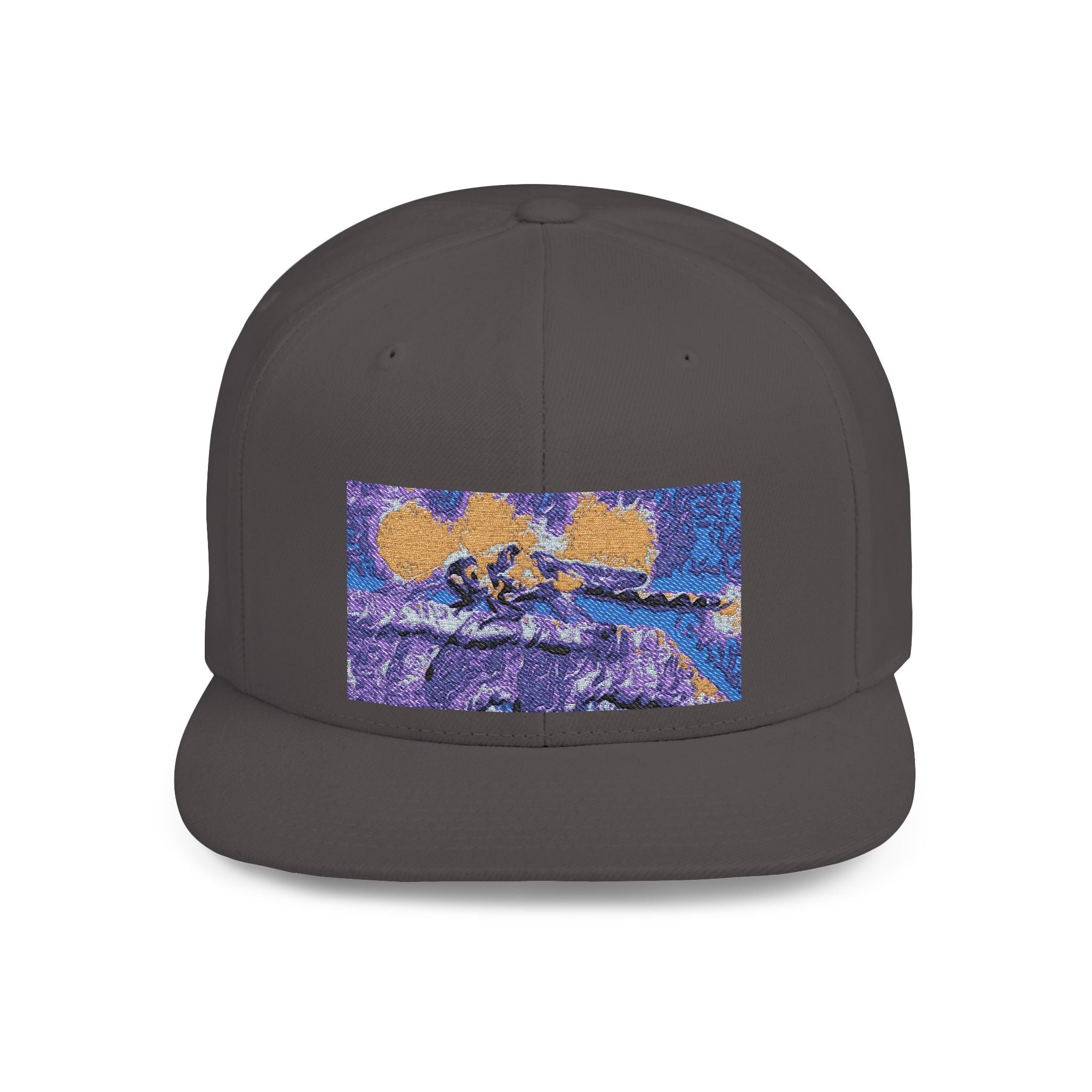 Sentinel of the Crimson Arch Flat Bill Snapback Hat
