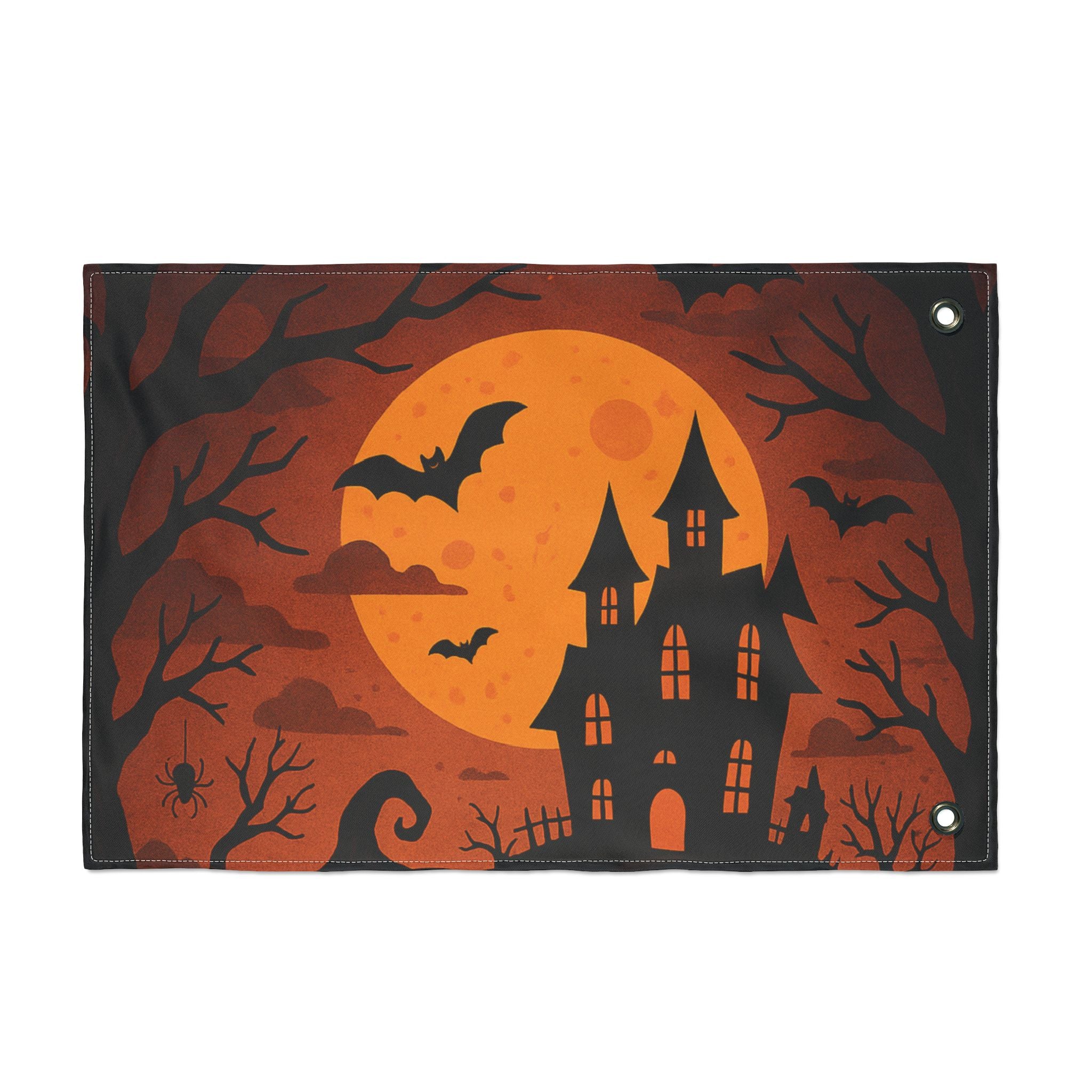Halloween Flag, Spooky Double Sided Decor