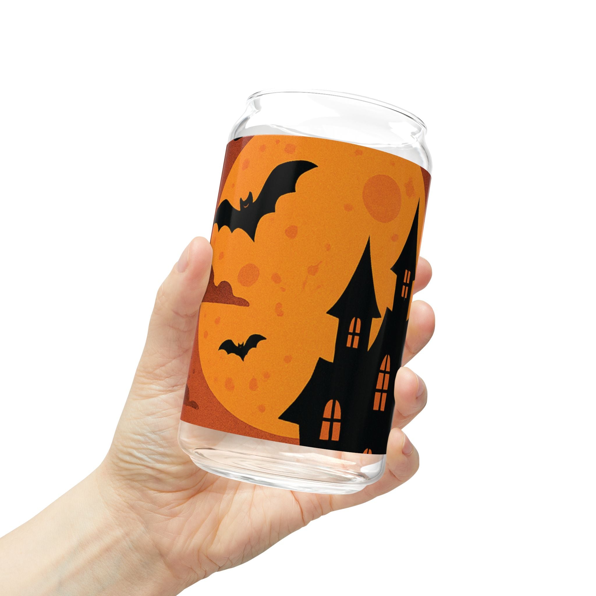 Halloween-Themed Sipper Glass