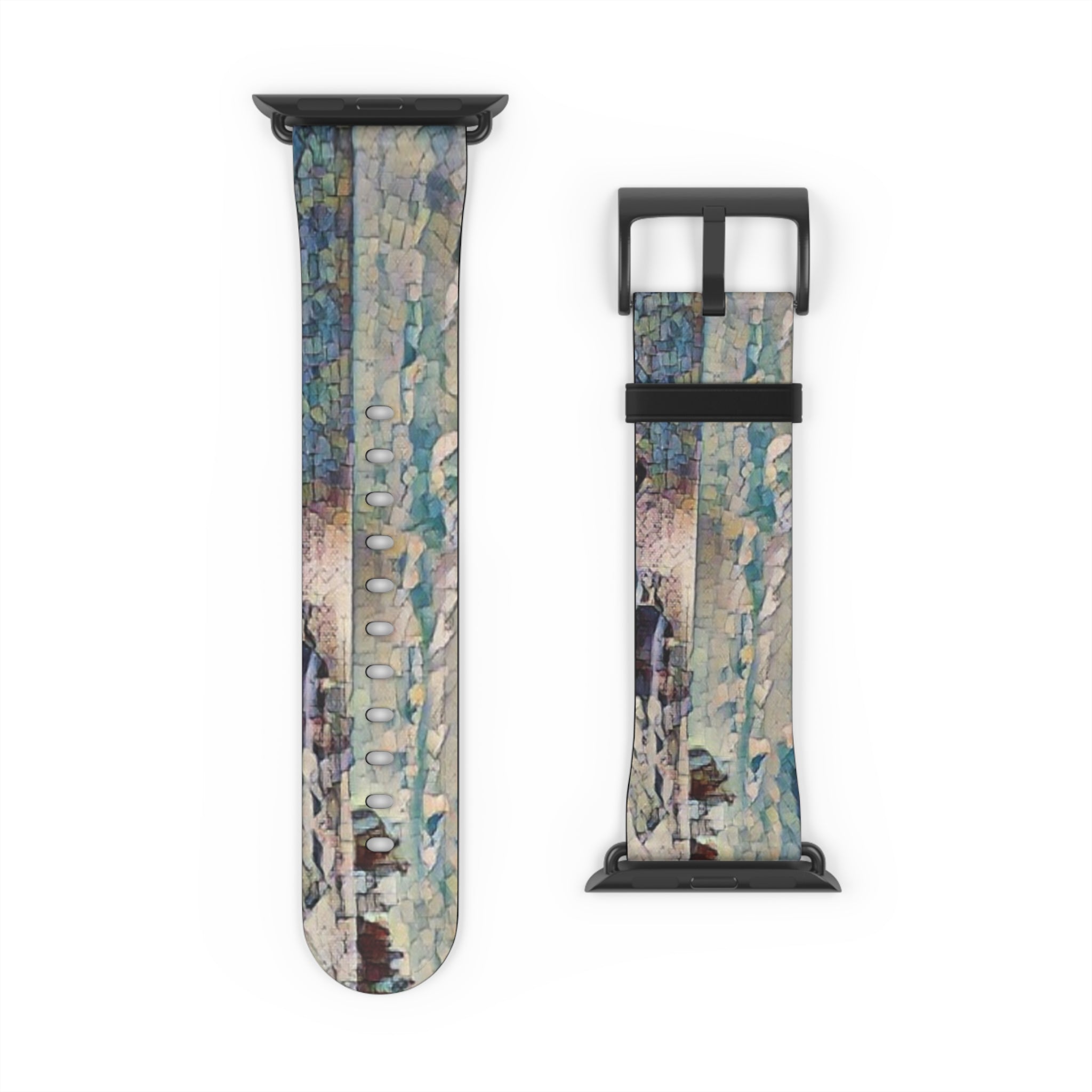 Shimmering Shore of Lake Superior Watch Band