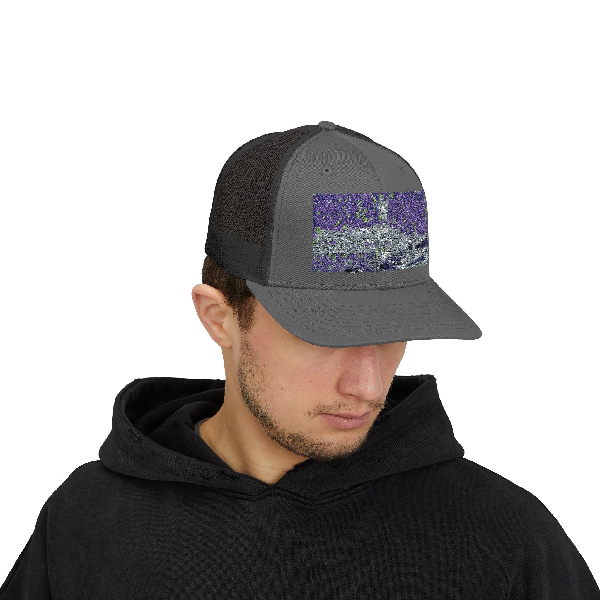 Shimmering Shore of Lake Superior Abstract Snapback Trucker Cap