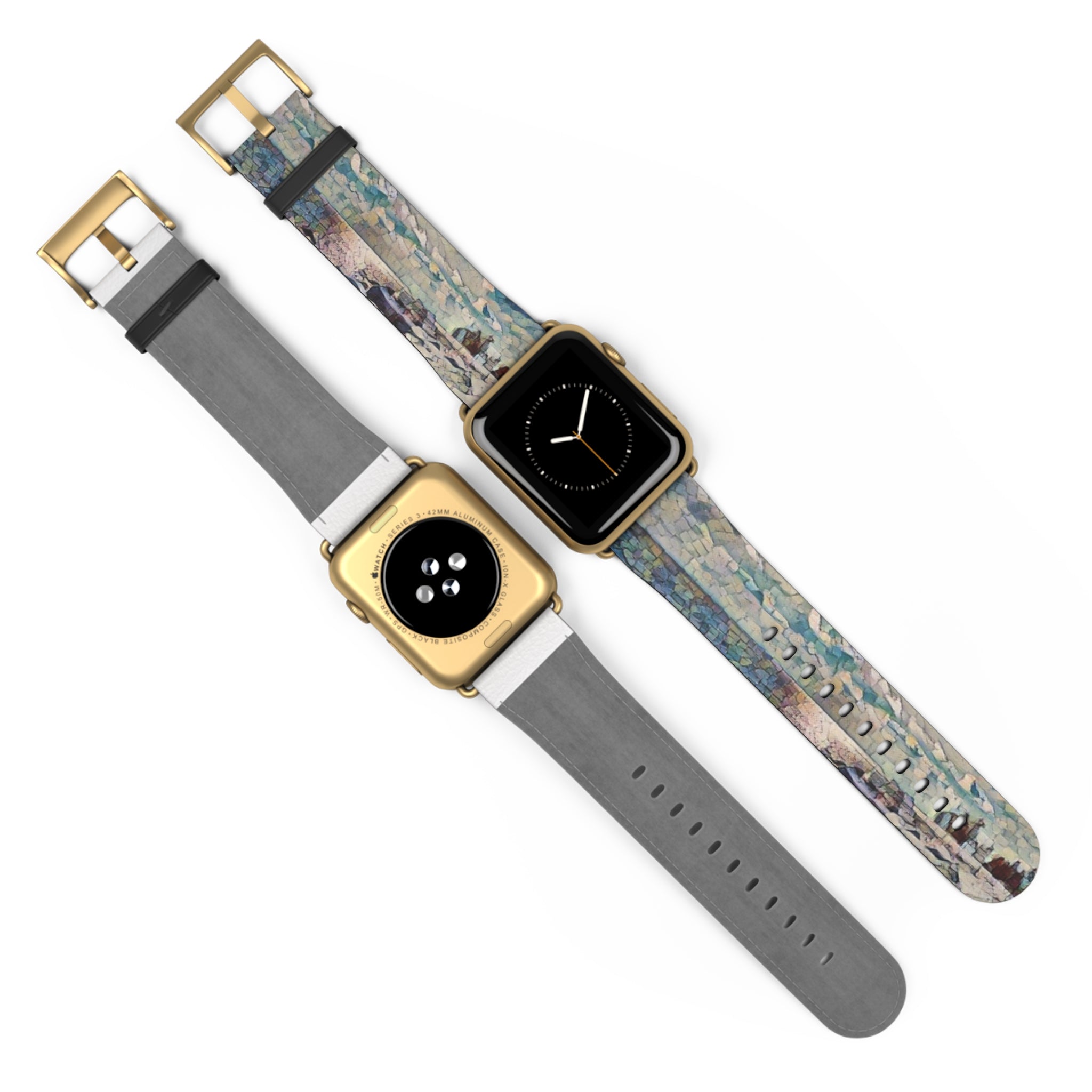 Shimmering Shore of Lake Superior Watch Band