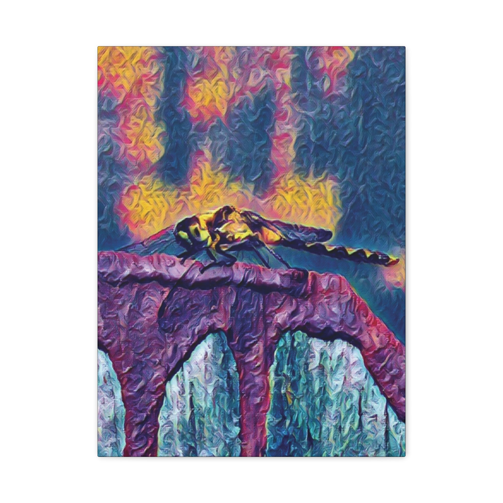 Sentinel of the Crimson Arch Canvas Art
