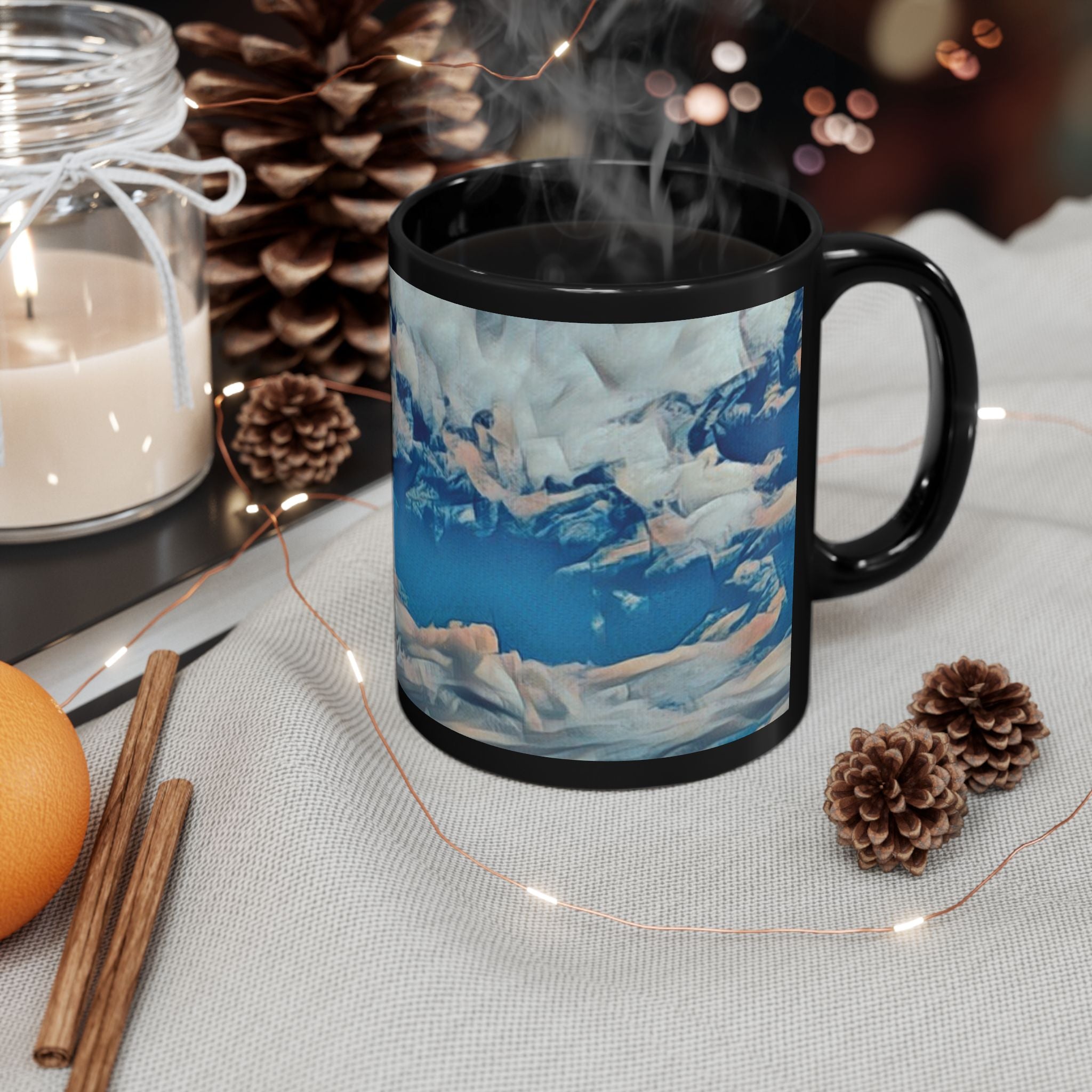 The Cloudsmith’s Tapestry Black Mug