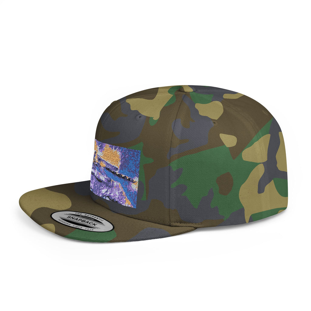 Sentinel of the Crimson Arch Flat Bill Snapback Hat