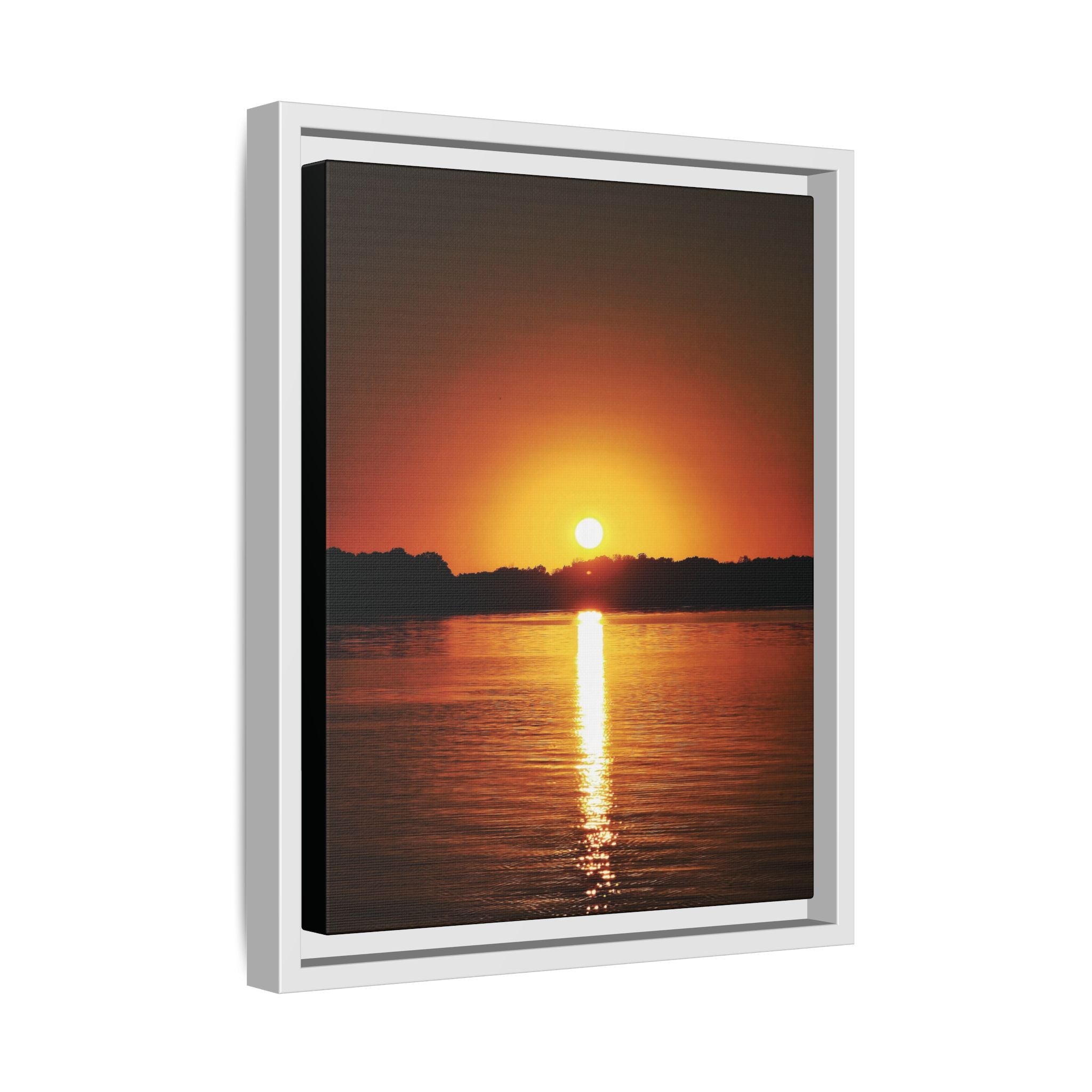 Golden Hour Sunset Canvas Art Print