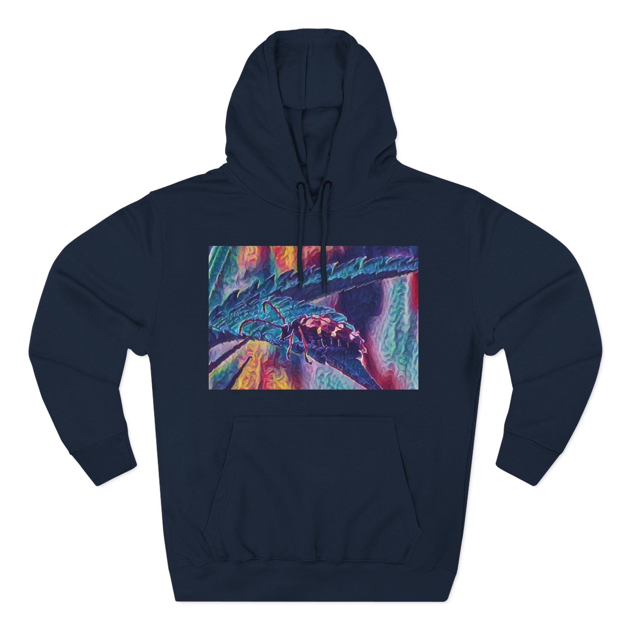 Neon Hunter Art Hoodie