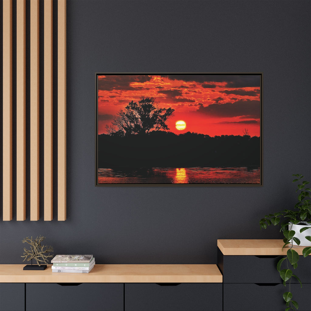 Bloodfire Reverie Framed Canvas Art