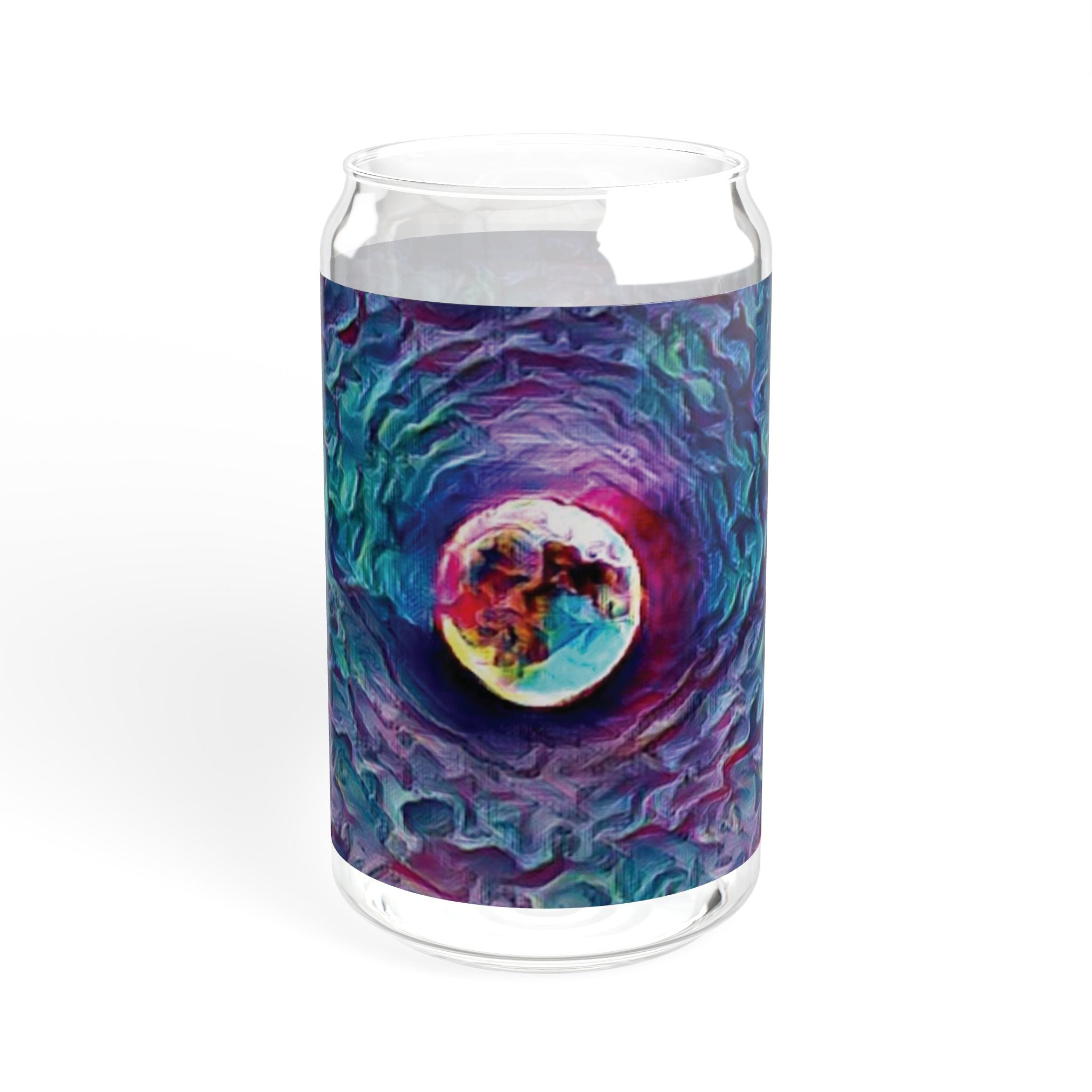 Full Sturgeon Moon Glass Sipper with Straw