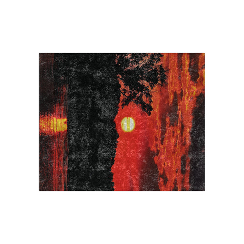 Bloodfire Reverie Crushed Velvet Blanket