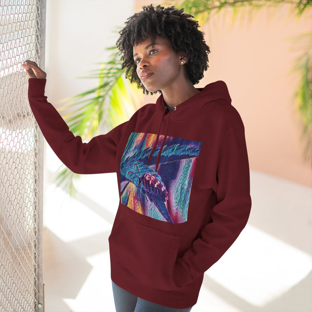 Neon Hunter Art Hoodie