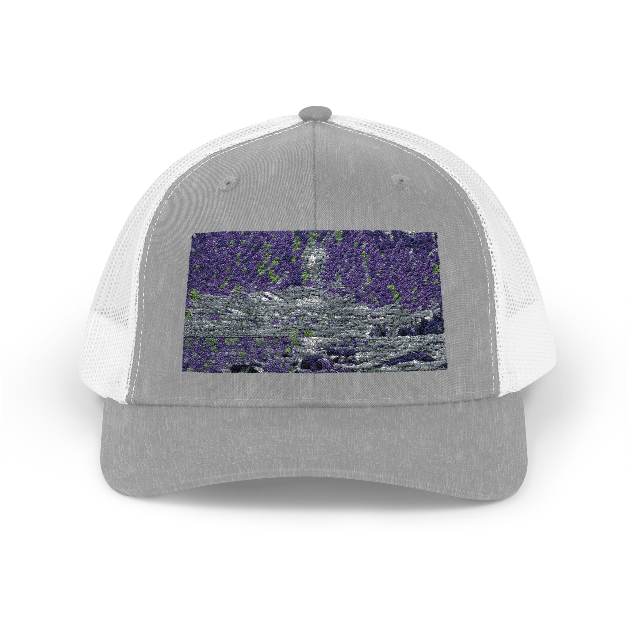 Shimmering Shore of Lake Superior Abstract Snapback Trucker Cap