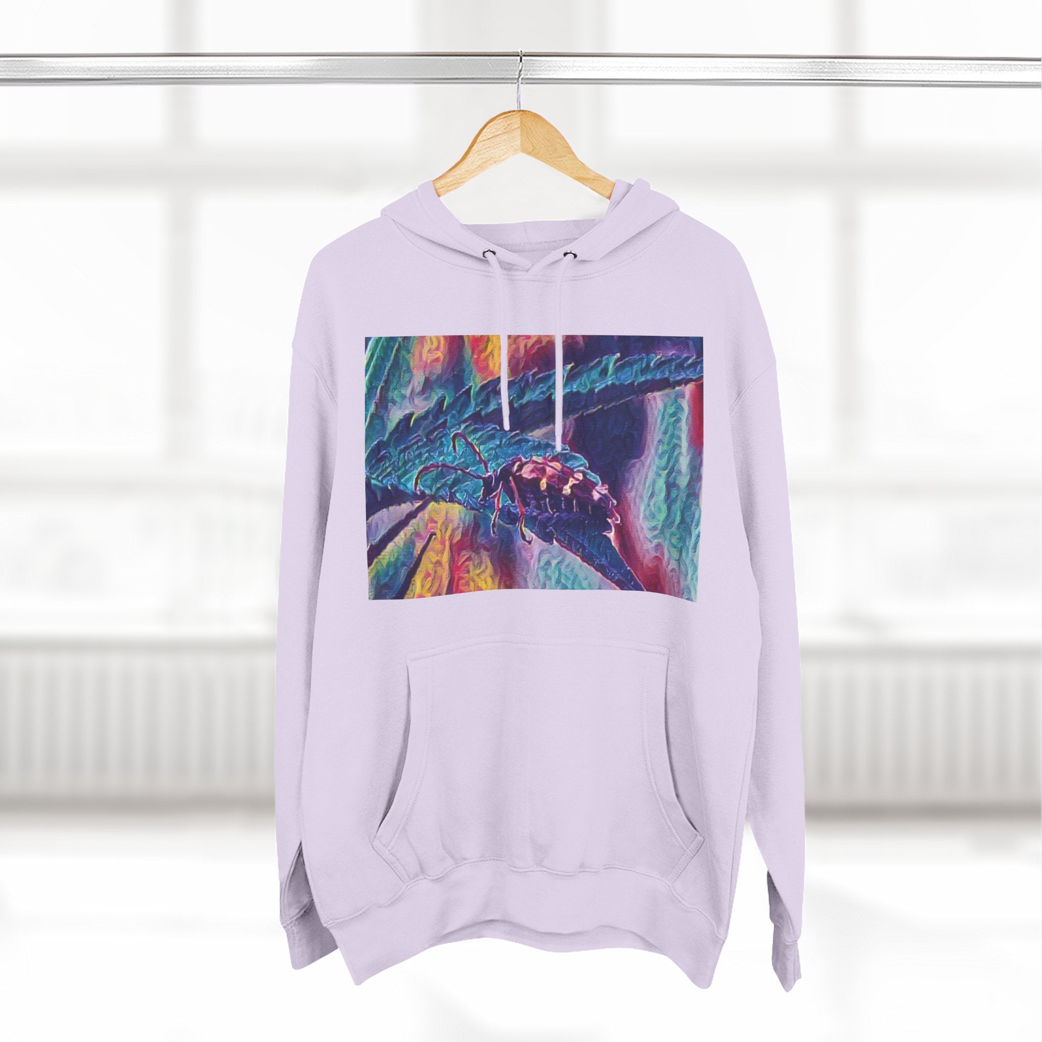 Neon Hunter Art Hoodie