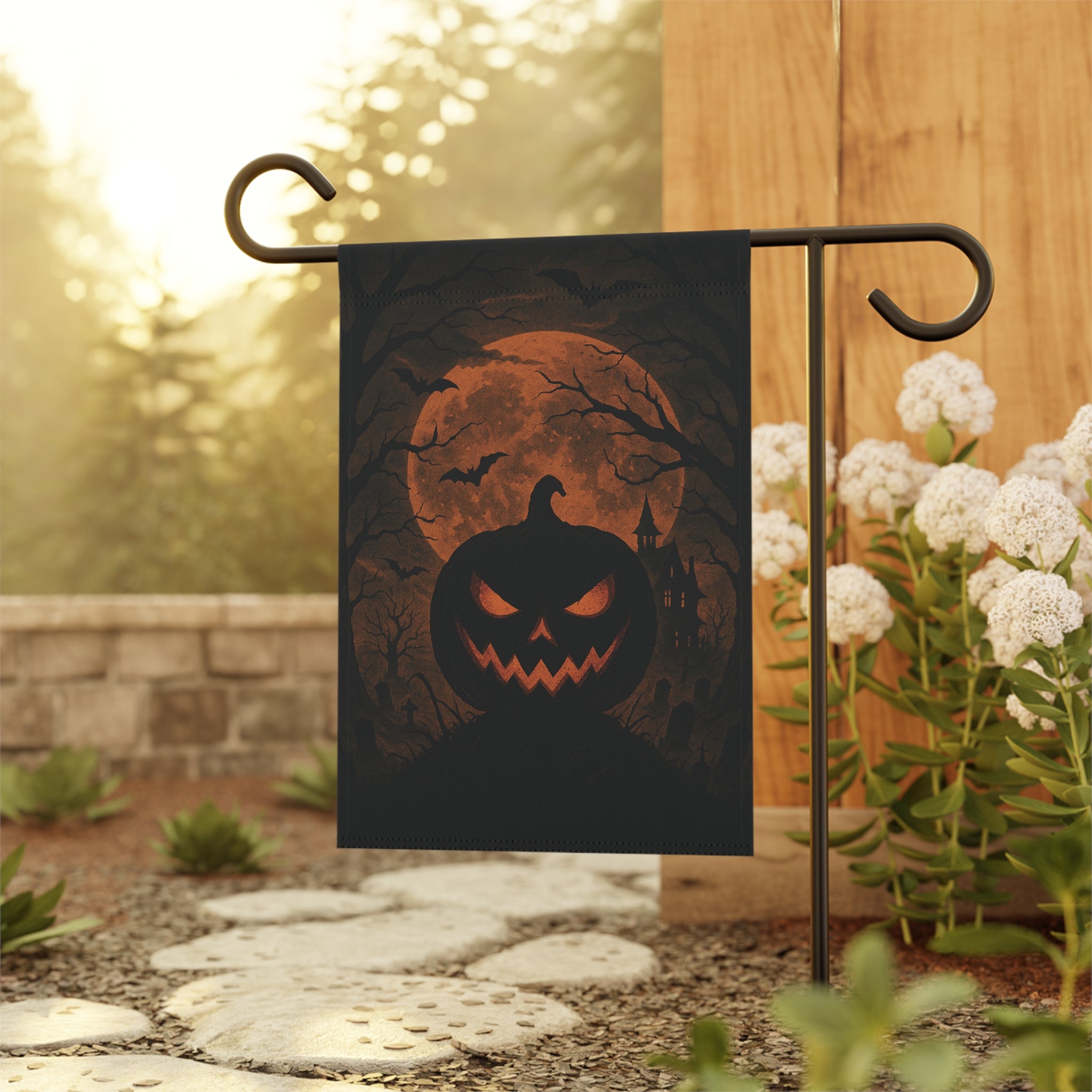 Halloween Garden Banner