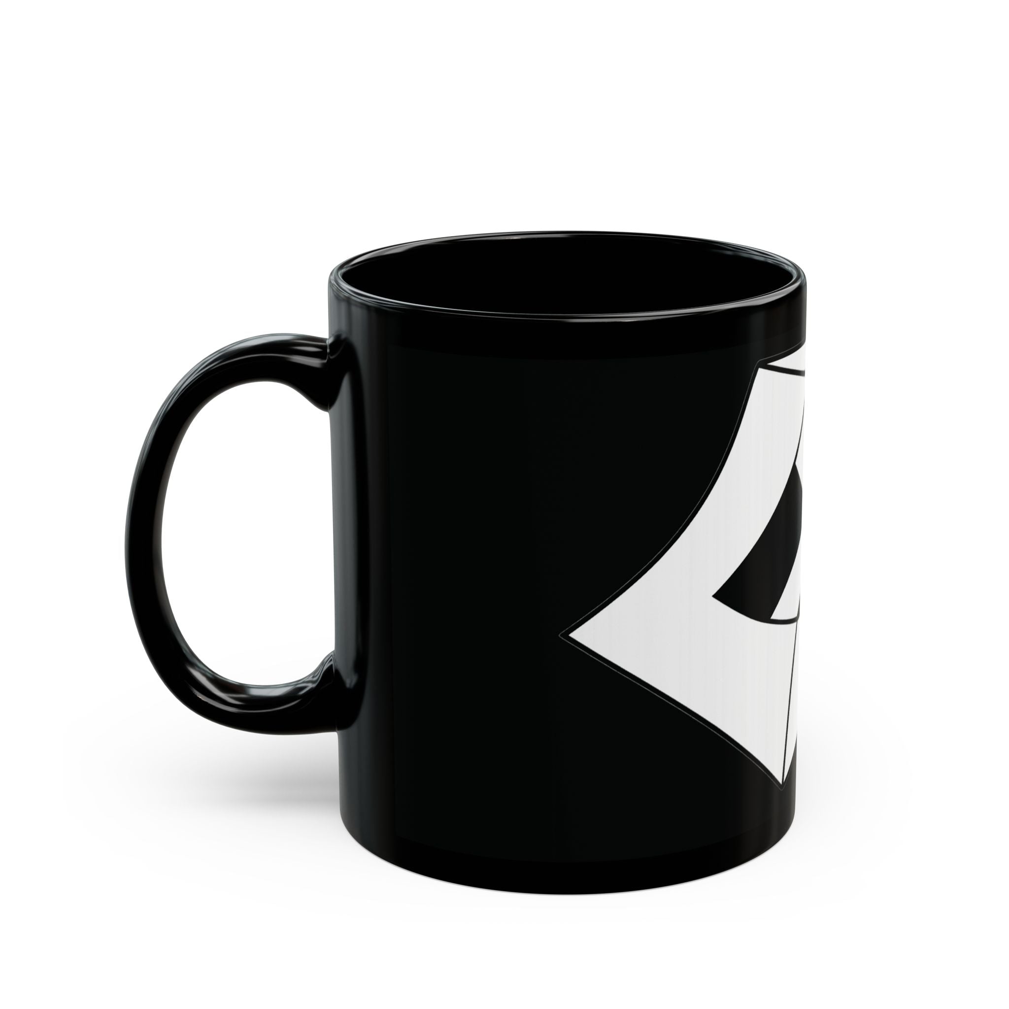Modern Geometric Black Mug