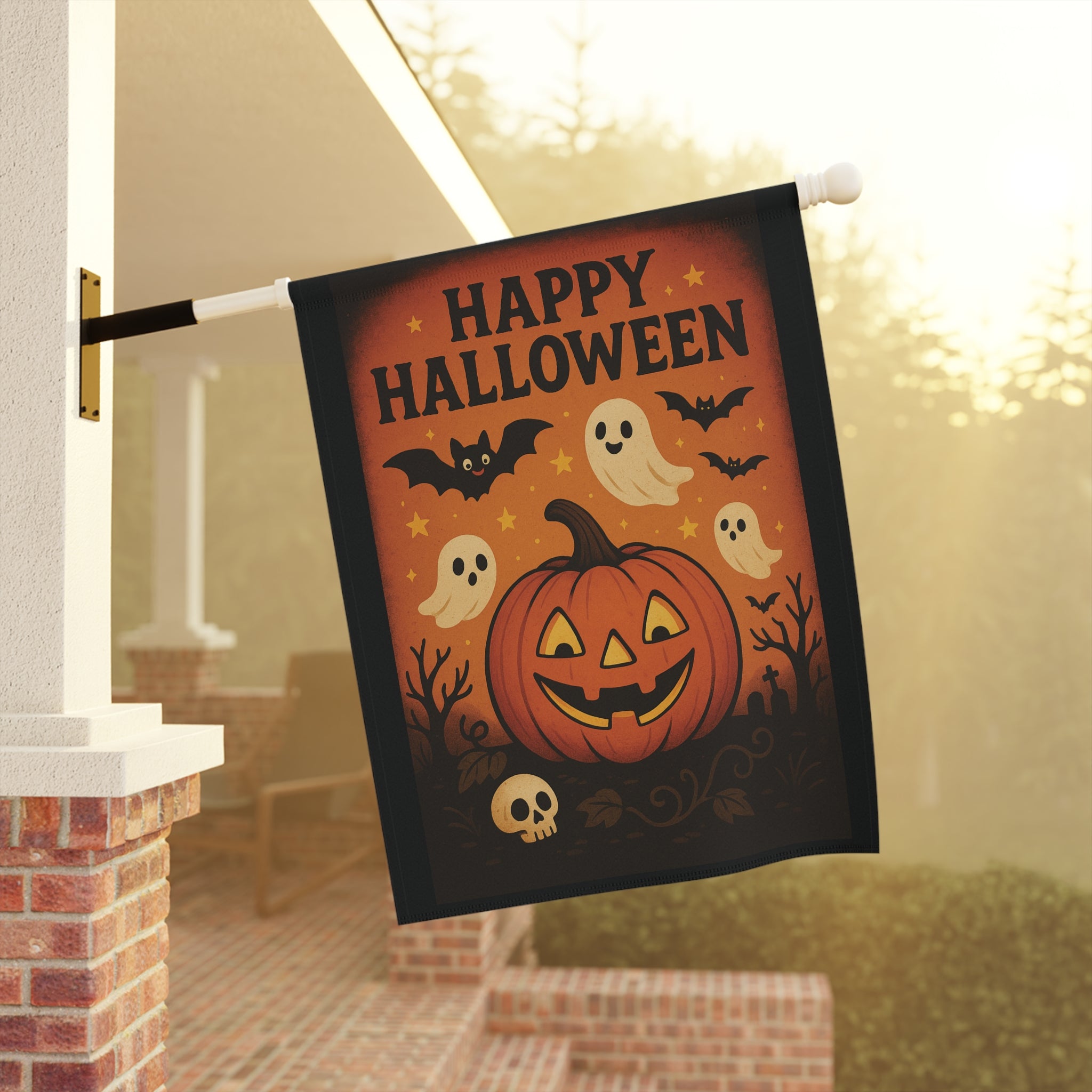 Halloween Garden Banner