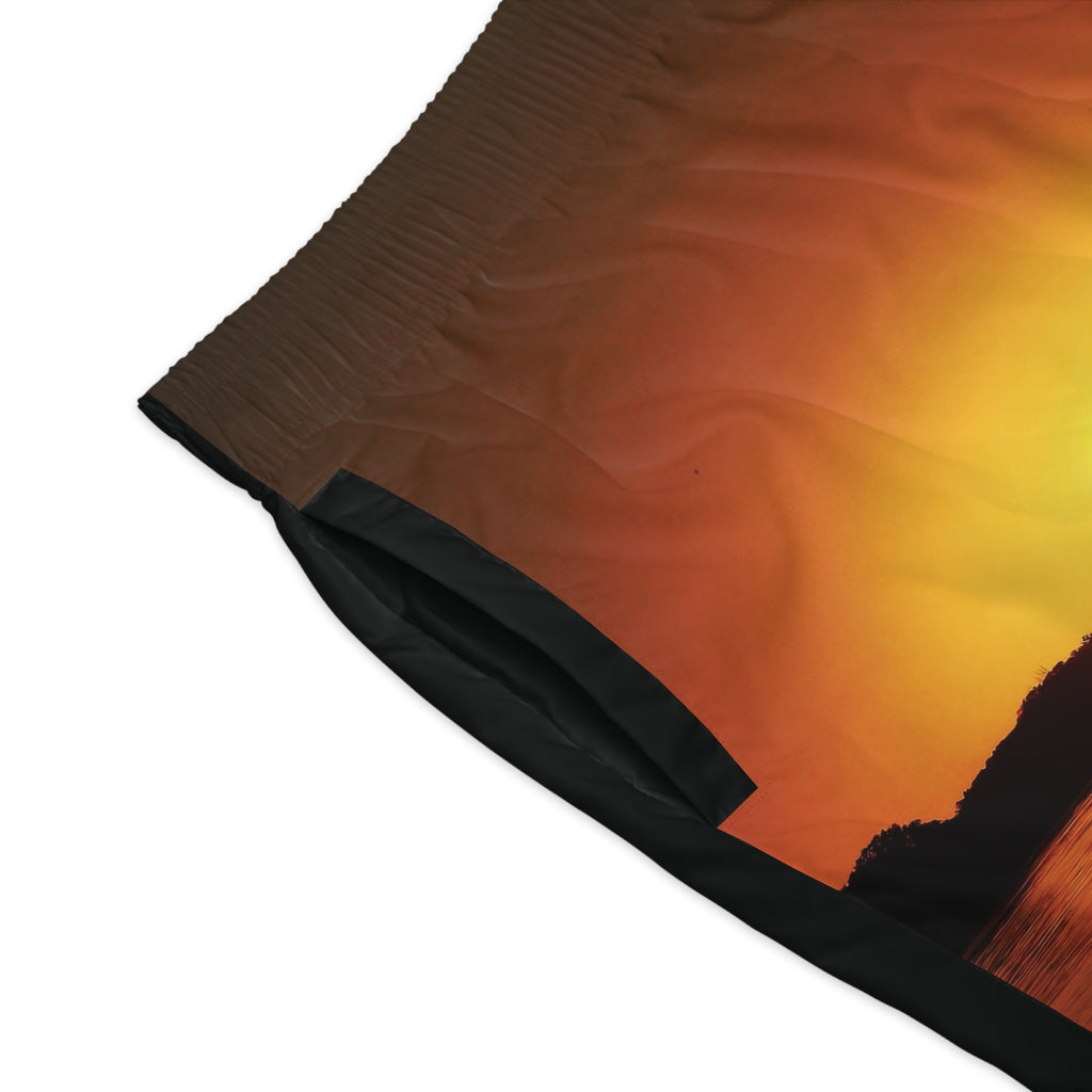 Golden Hour Sunset Men's Sunset Jogger Shorts