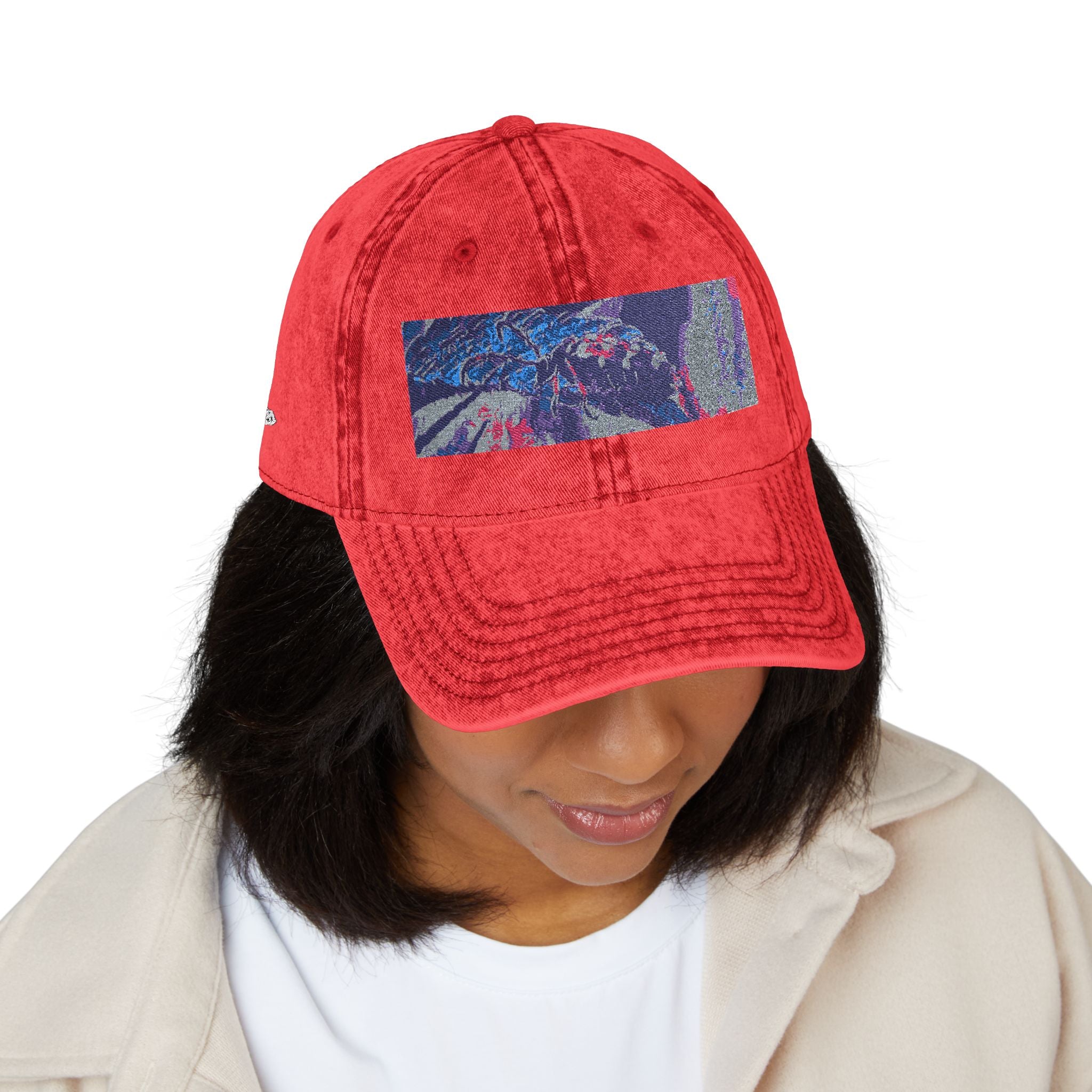 Neon Hunter Vintage Embroidered Cap