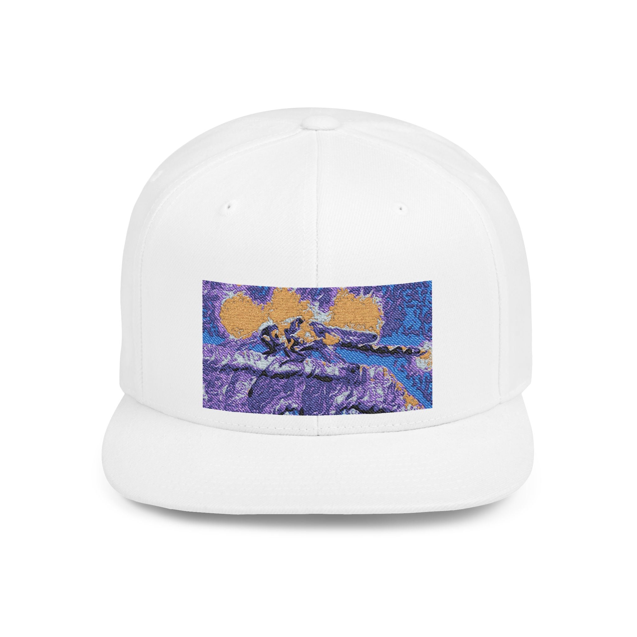 Sentinel of the Crimson Arch Flat Bill Snapback Hat