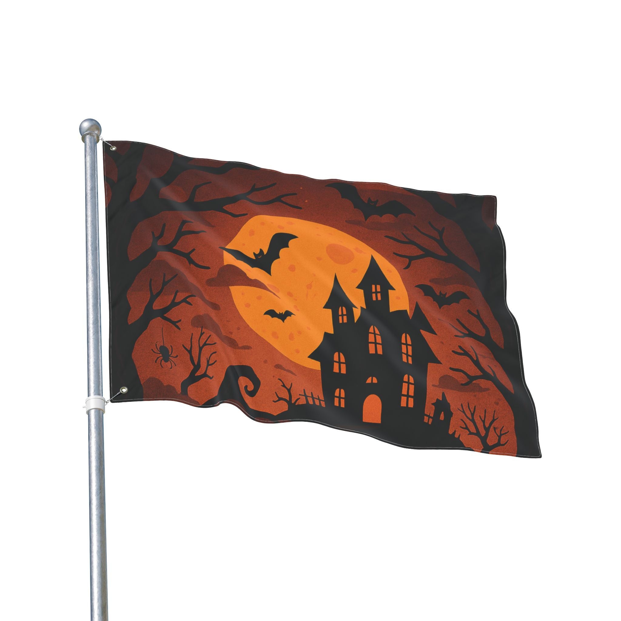 Halloween Flag, Spooky Double Sided Decor