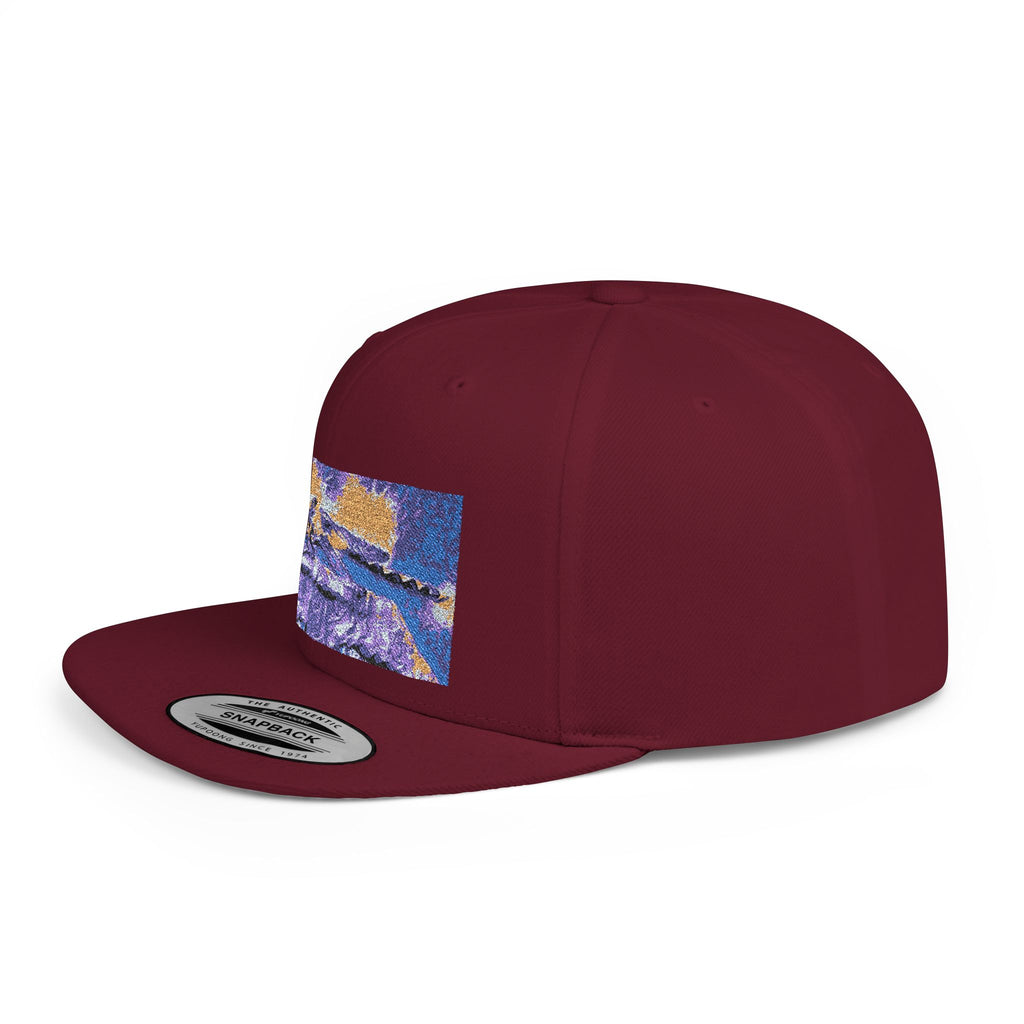 Sentinel of the Crimson Arch Flat Bill Snapback Hat