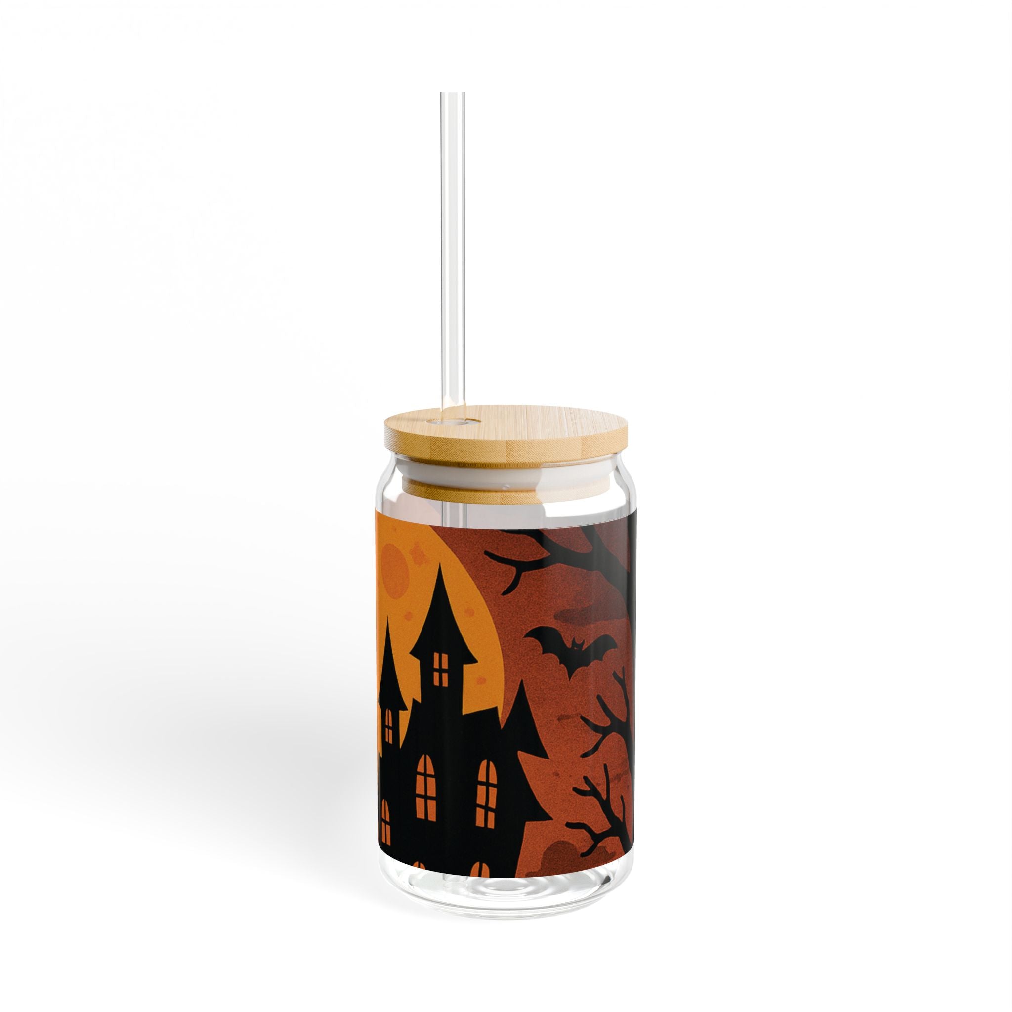 Halloween-Themed Sipper Glass