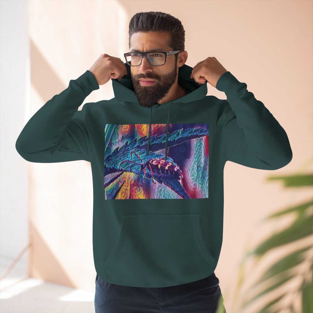Neon Hunter Art Hoodie