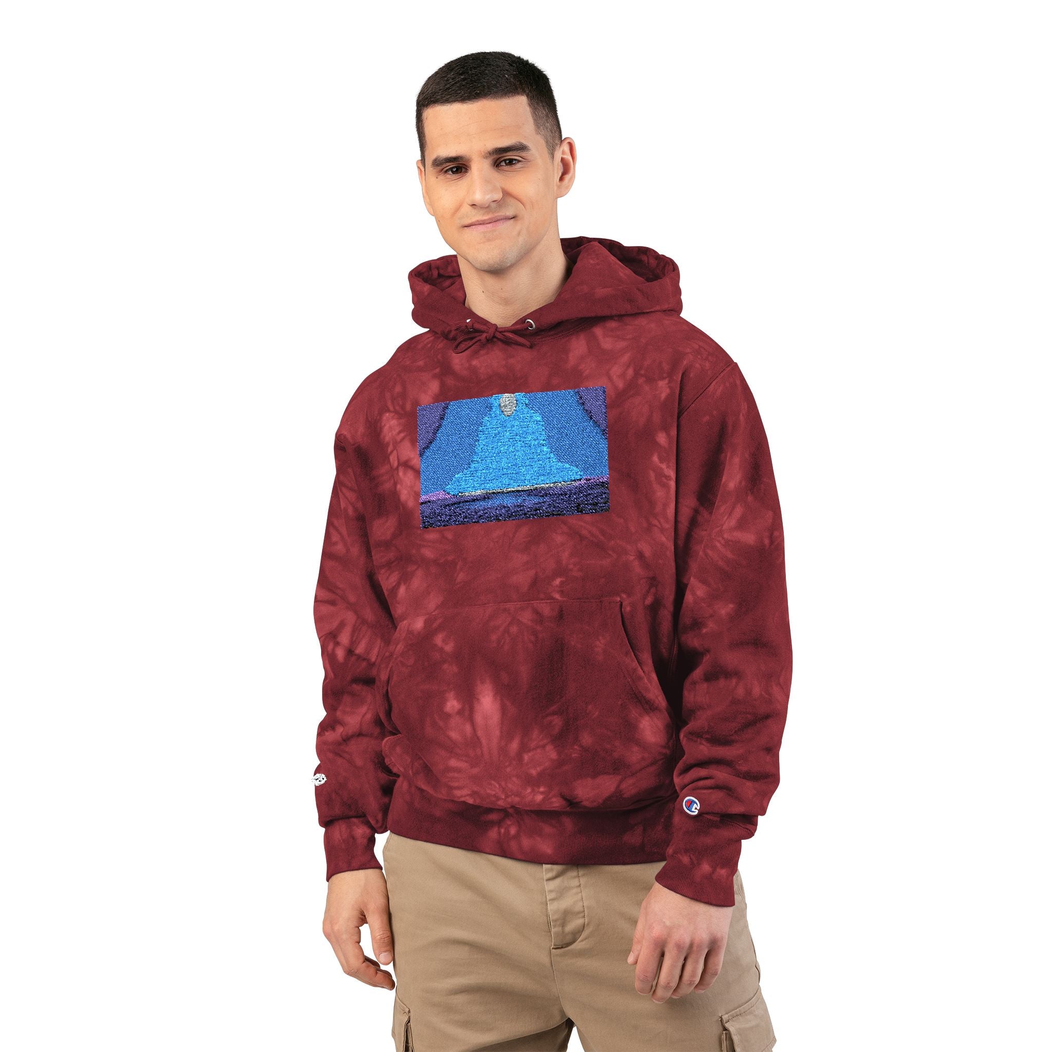 Celestial Reflection Tie-Dye Hoodie