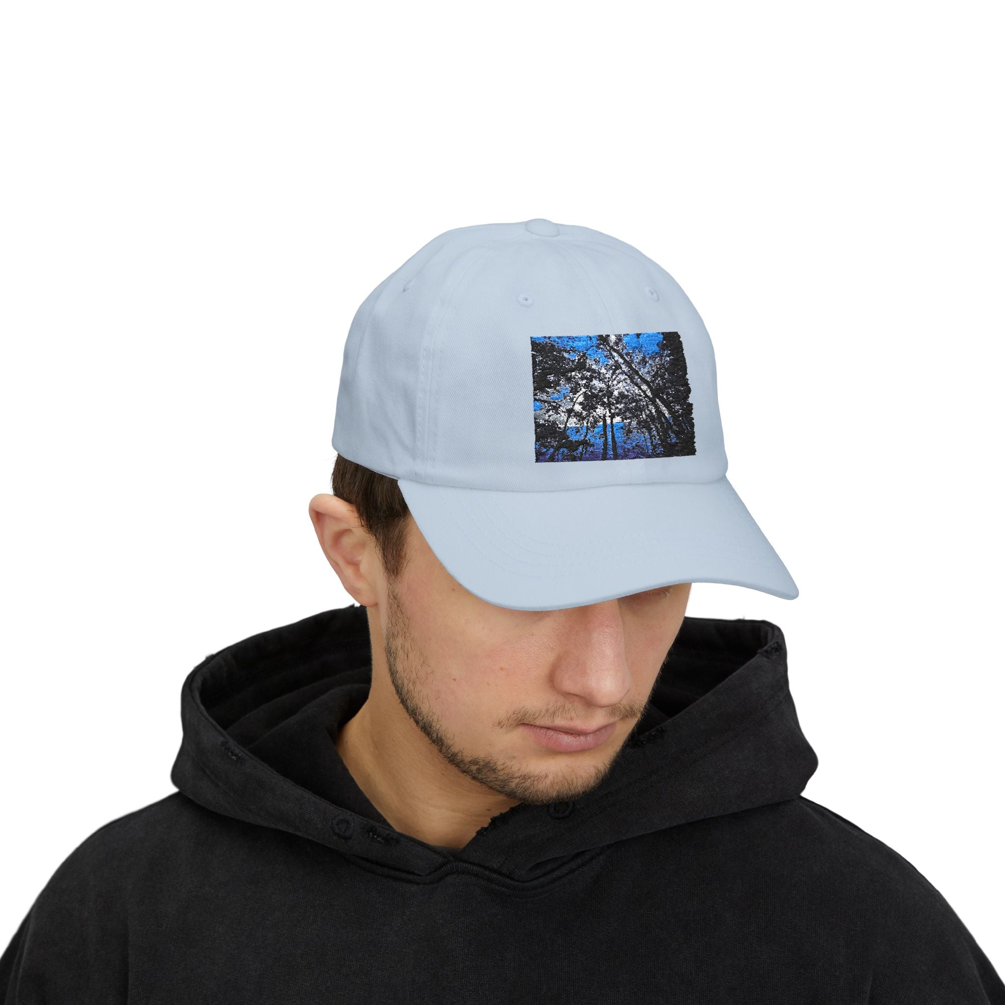 Blue Beyond the Branches Classic Dad Cap
