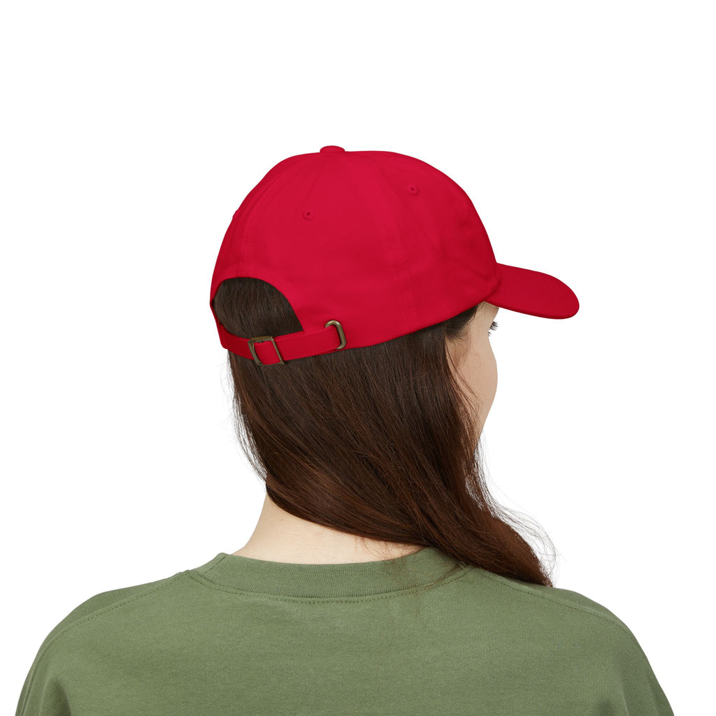 Abstract Gooseberry River Meander Bend Classic Dad Cap