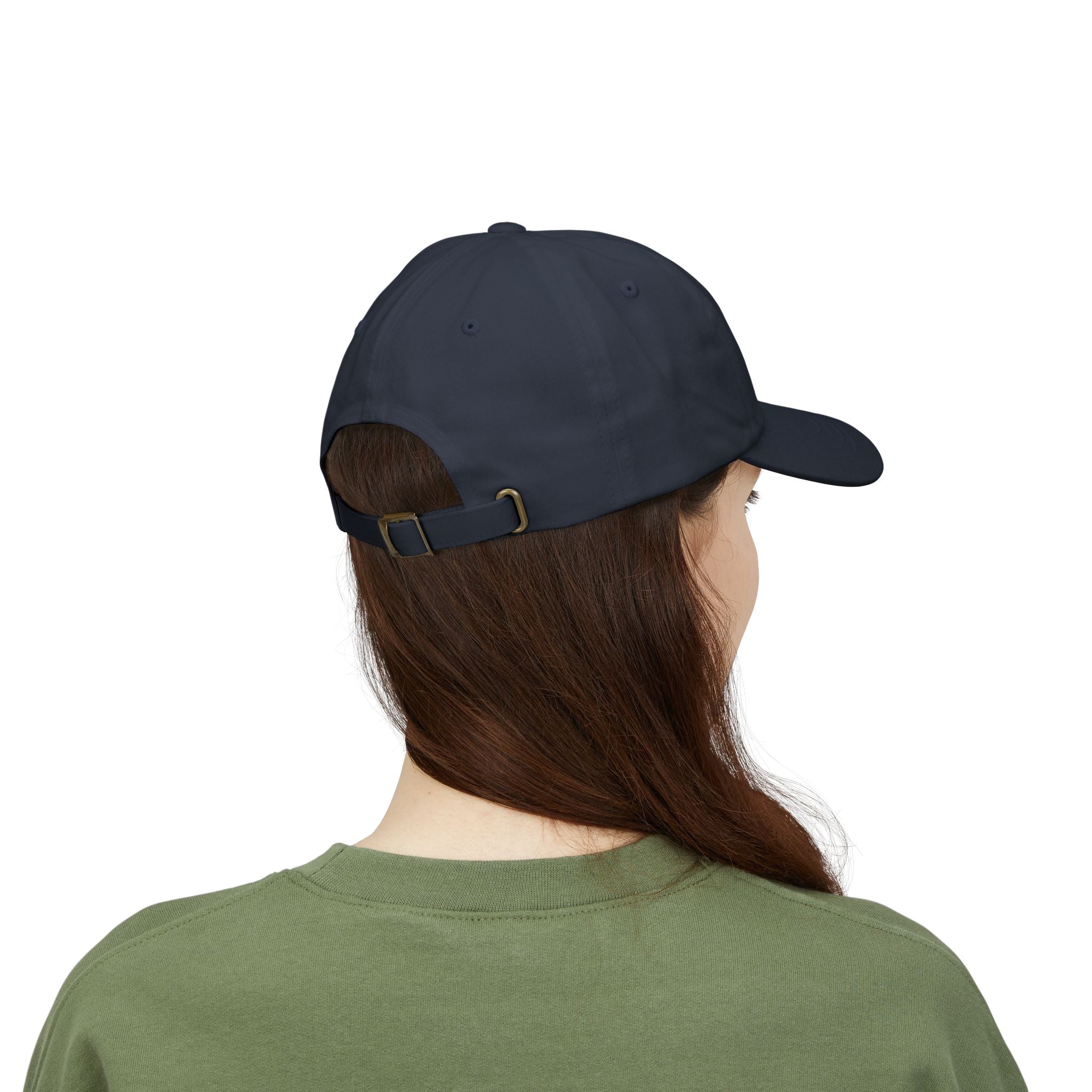 Abstract Gooseberry River Meander Bend Classic Dad Cap