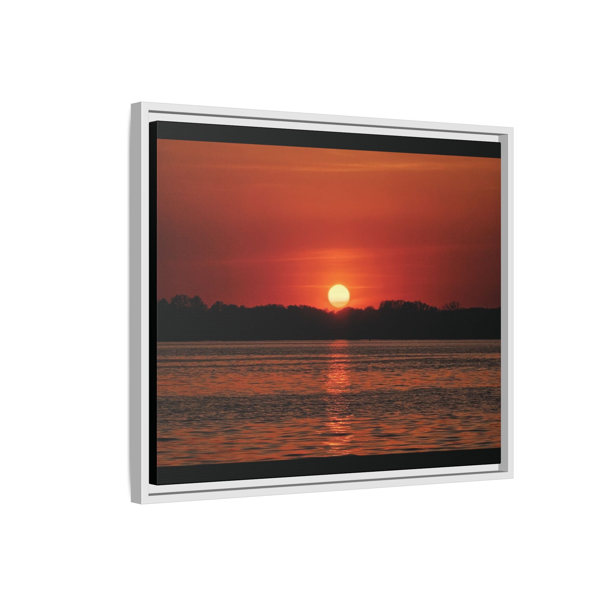 Framed Sunset Canvas Art