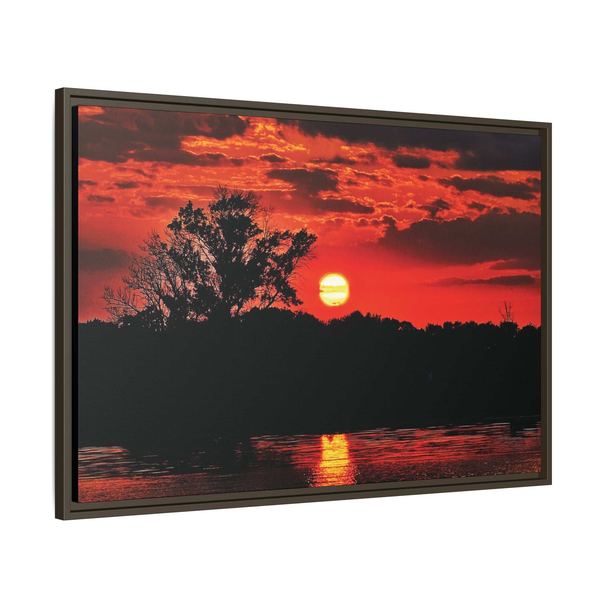 Bloodfire Reverie Framed Canvas Art