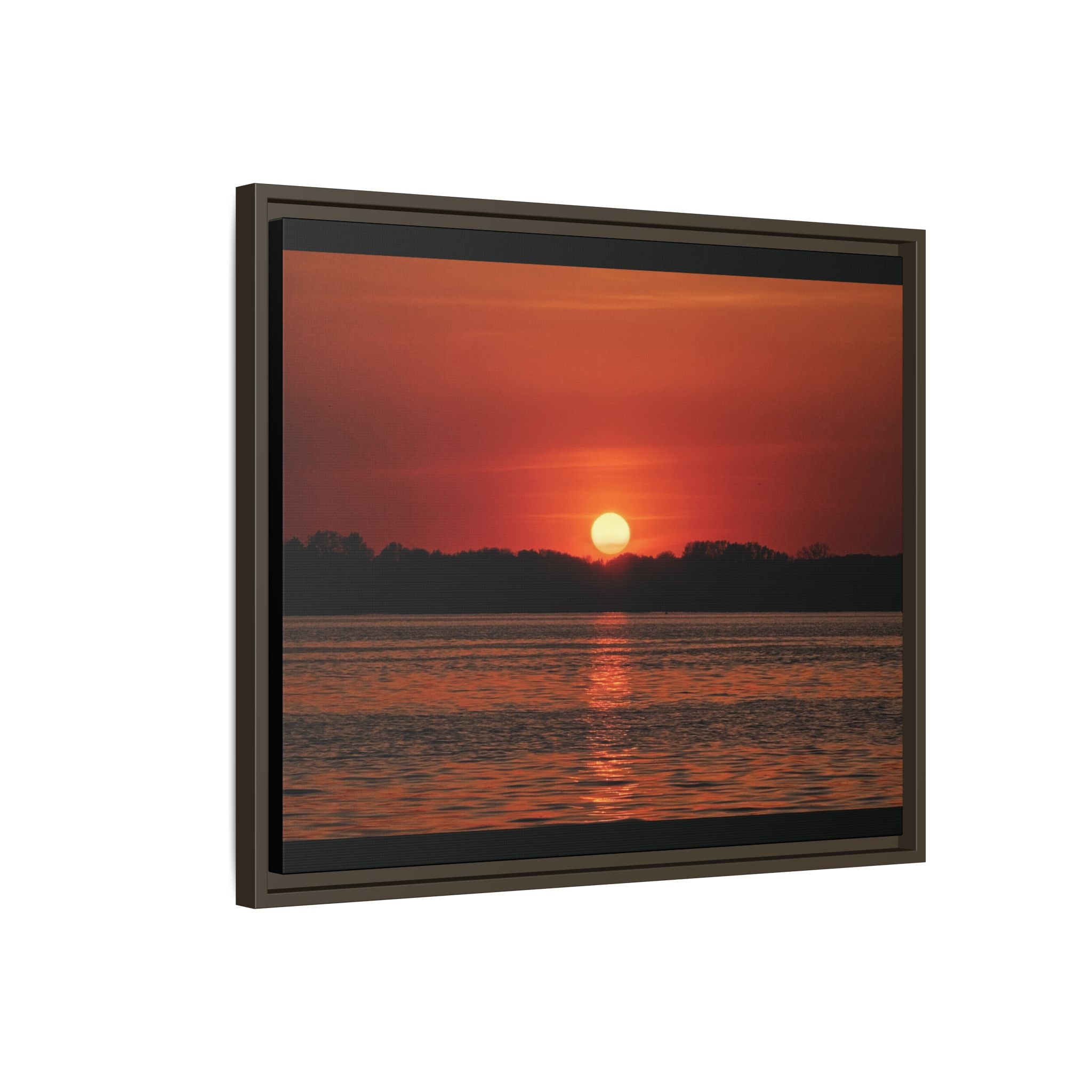 Framed Sunset Canvas Art
