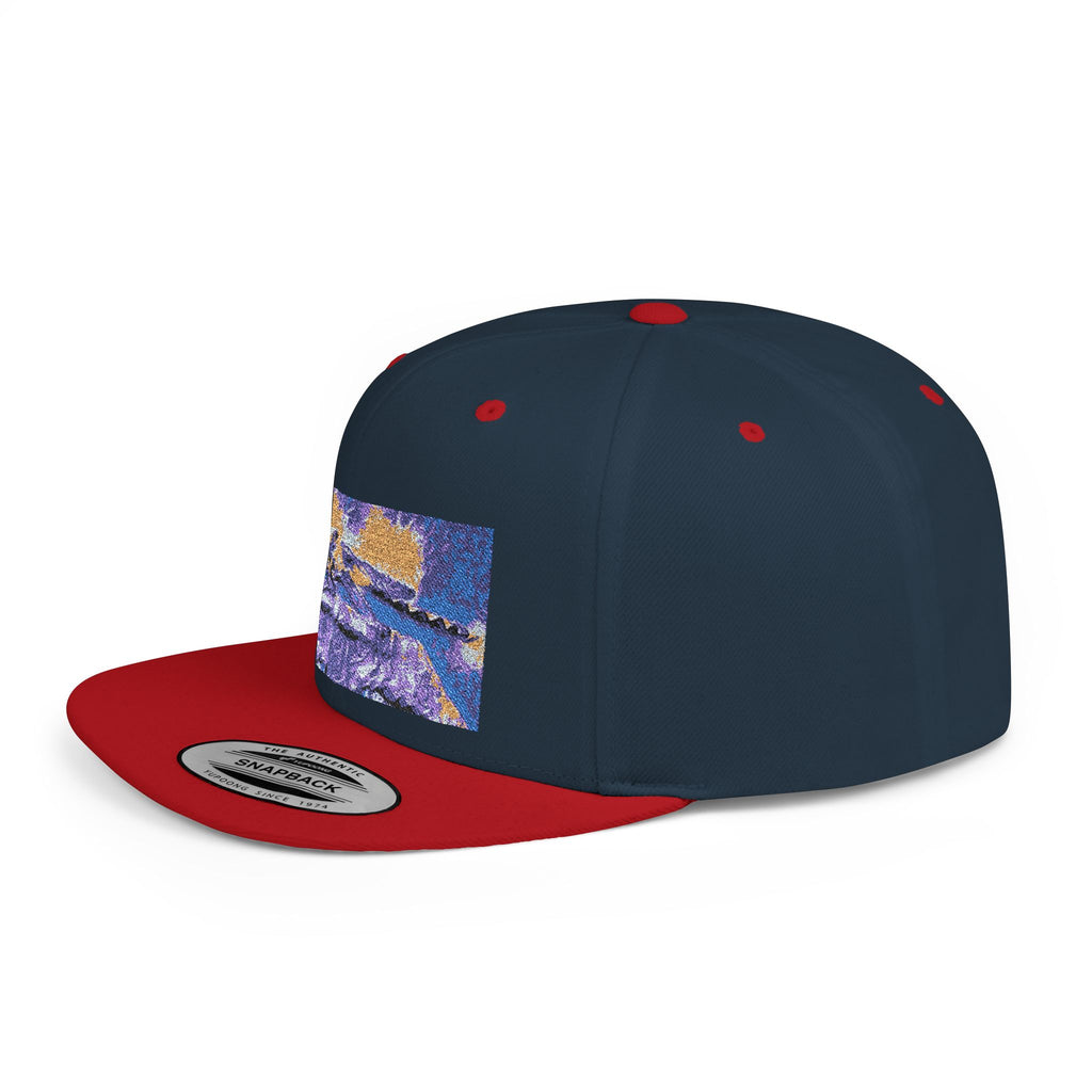 Sentinel of the Crimson Arch Flat Bill Snapback Hat