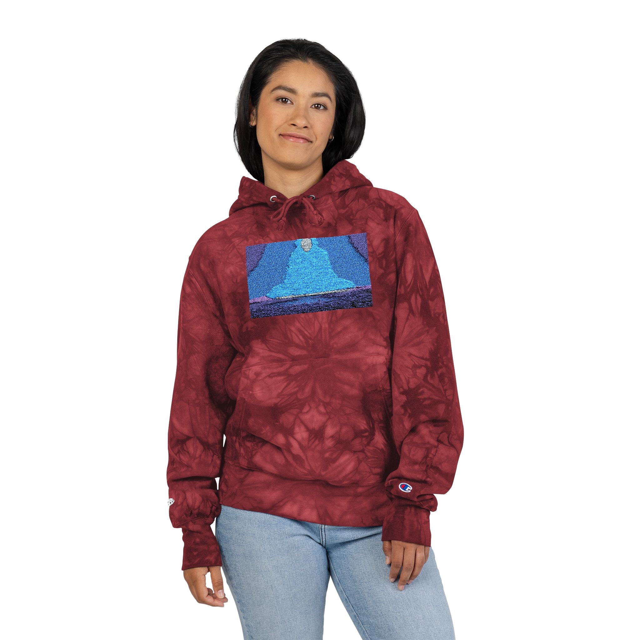 Celestial Reflection Tie-Dye Hoodie
