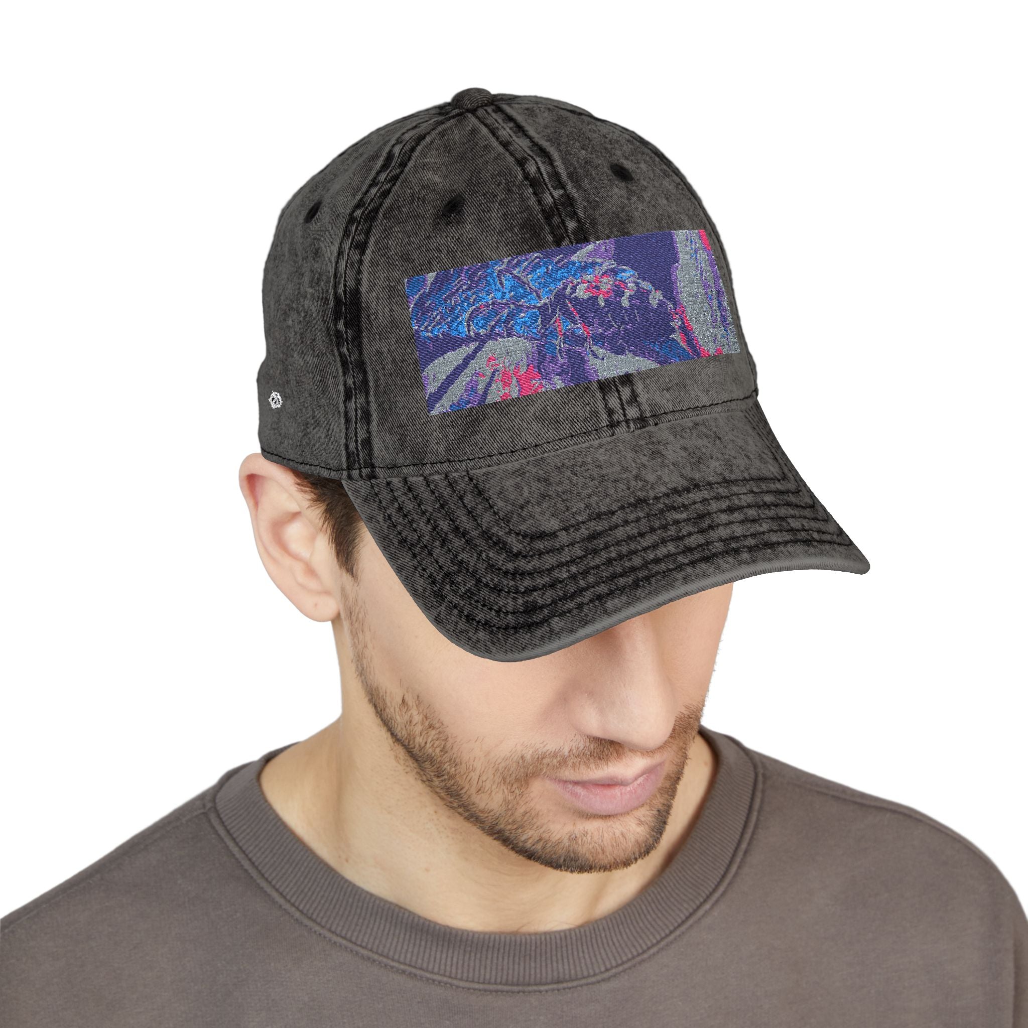 Neon Hunter Vintage Embroidered Cap