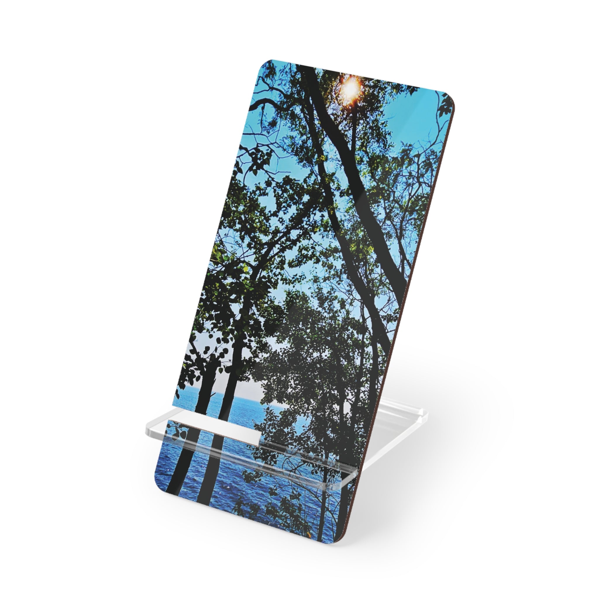 Blue Beyond the Branches Mobile Display Stand