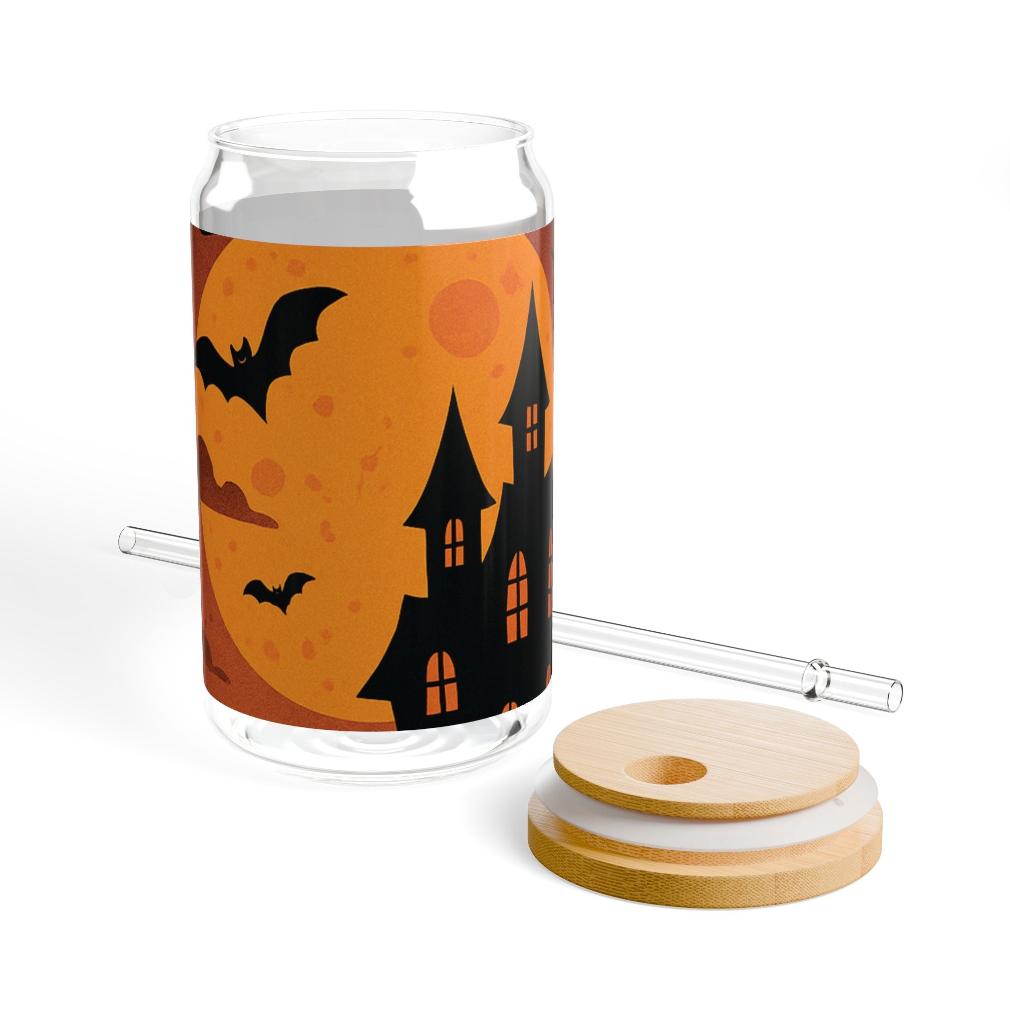 Halloween-Themed Sipper Glass