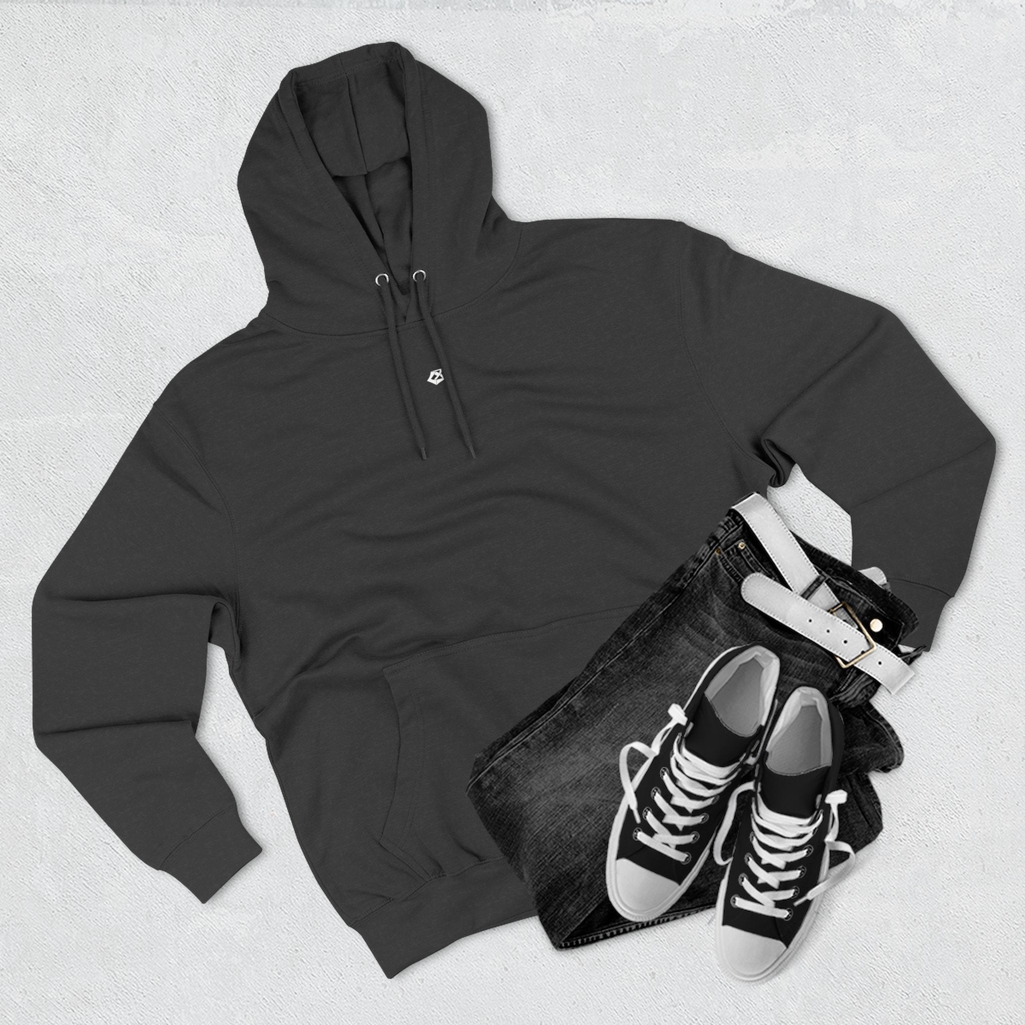 Sentinel of the Crimson Arch Three-Panel Fleece Hoodie