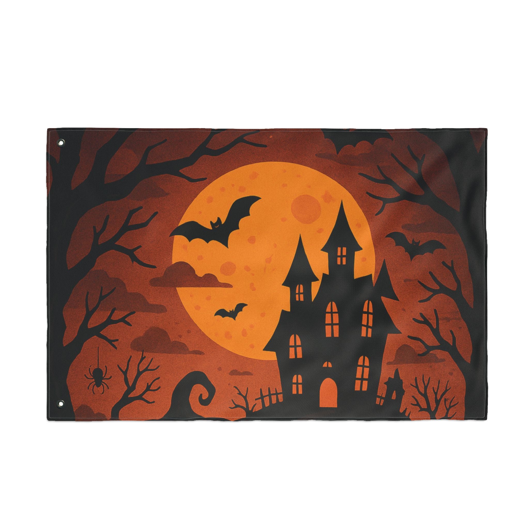 Halloween Flag, Spooky Double Sided Decor