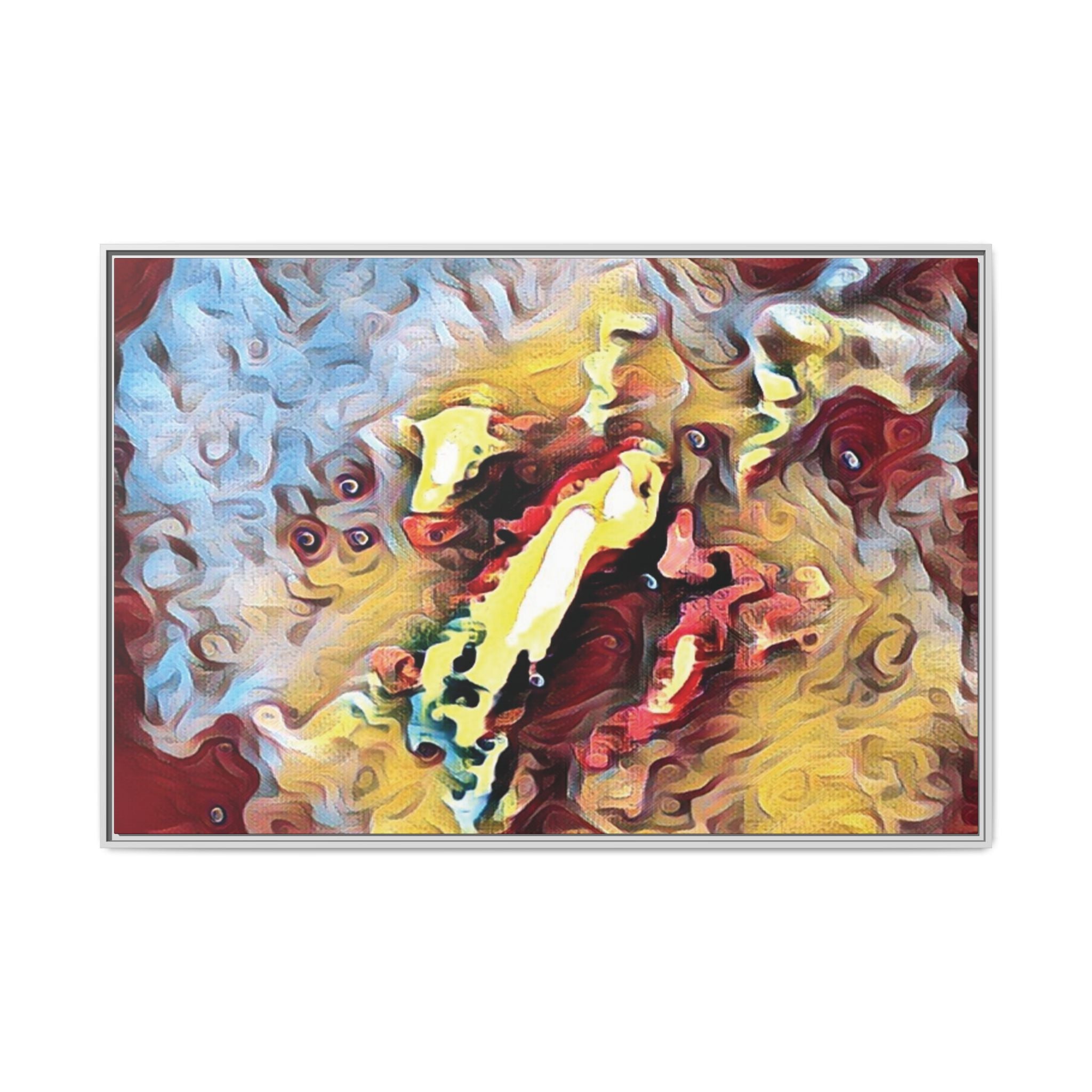 Framed Abstract Canvas Art