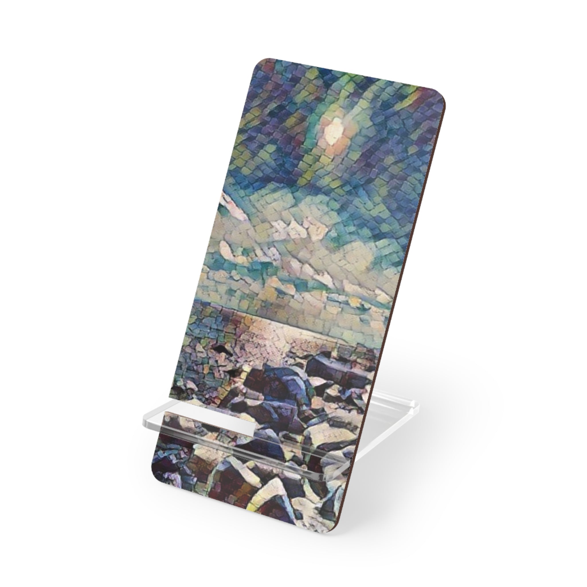Shimmering Shore of Lake Superior Smartphone Display Stand