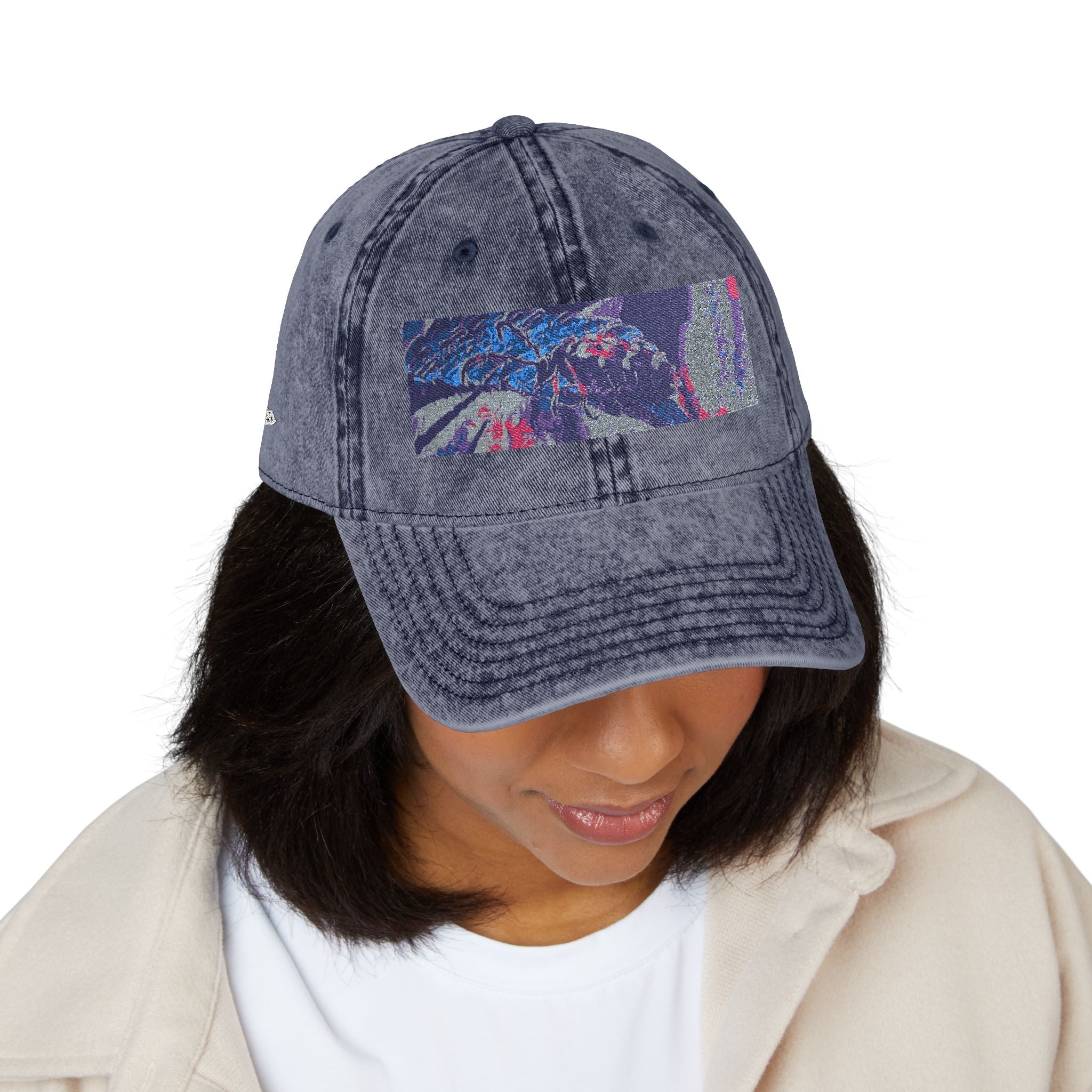 Neon Hunter Vintage Embroidered Cap