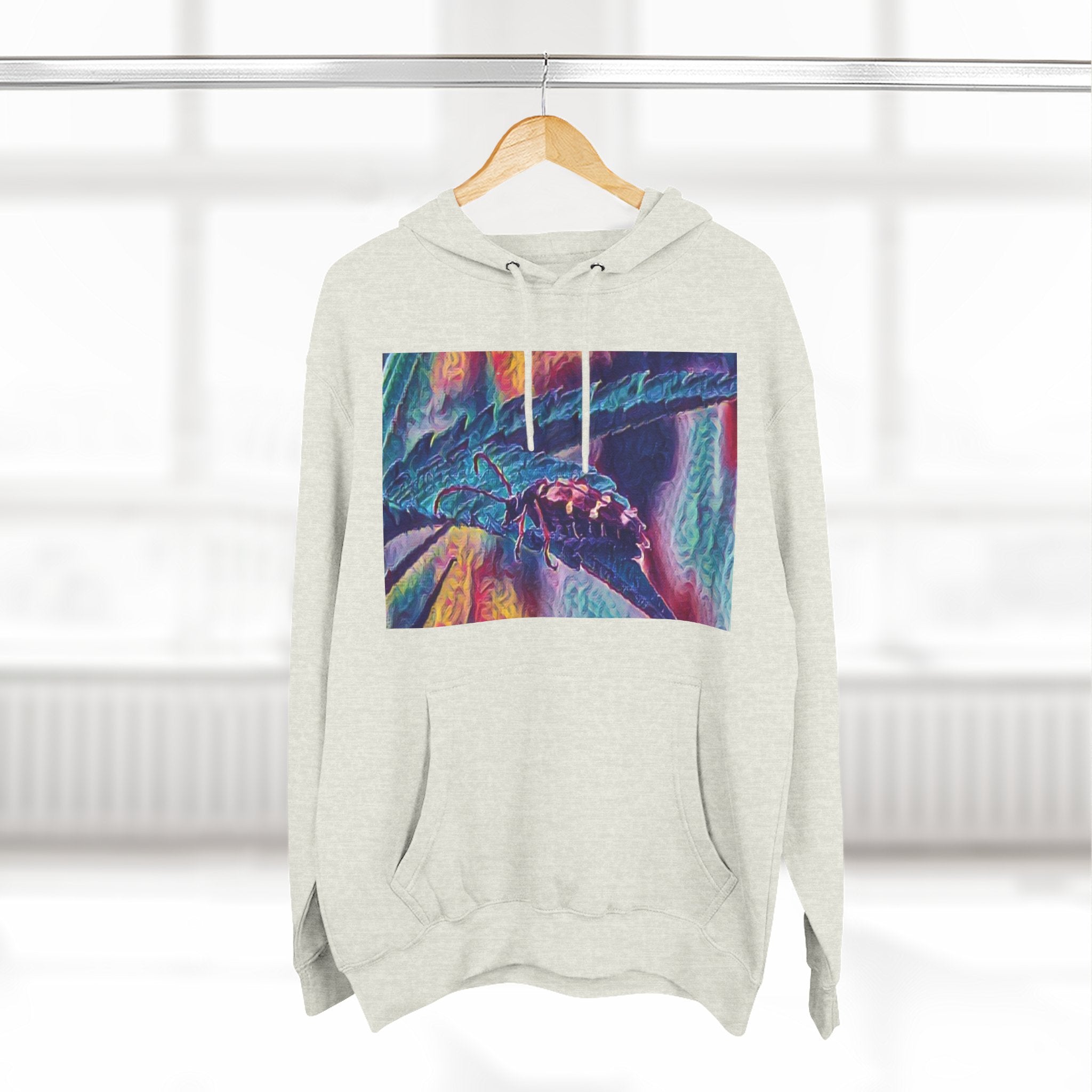 Neon Hunter Art Hoodie