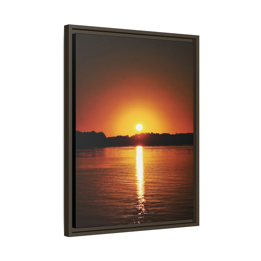 Golden Hour Sunset Canvas Art Print