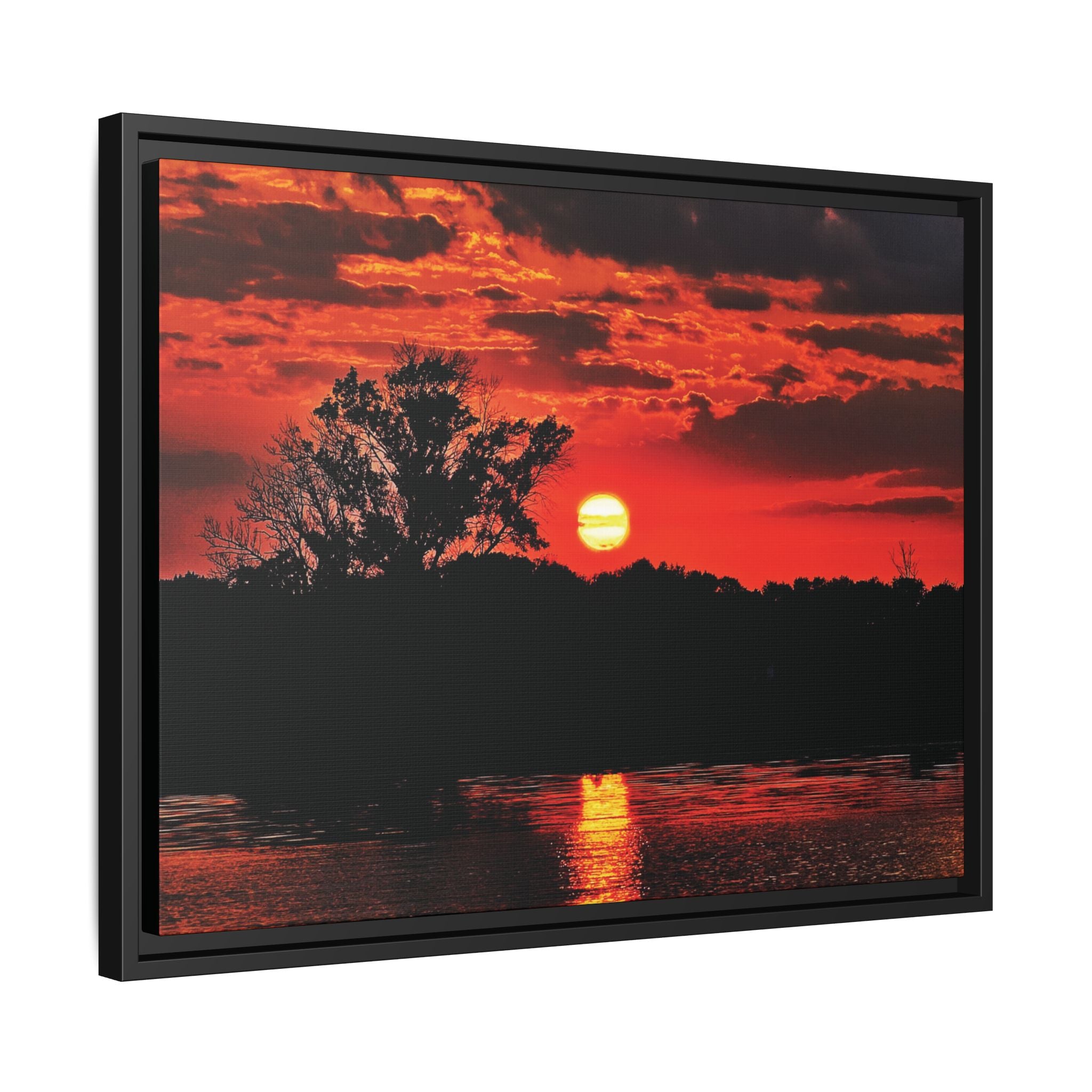 Bloodfire Reverie Framed Canvas Art