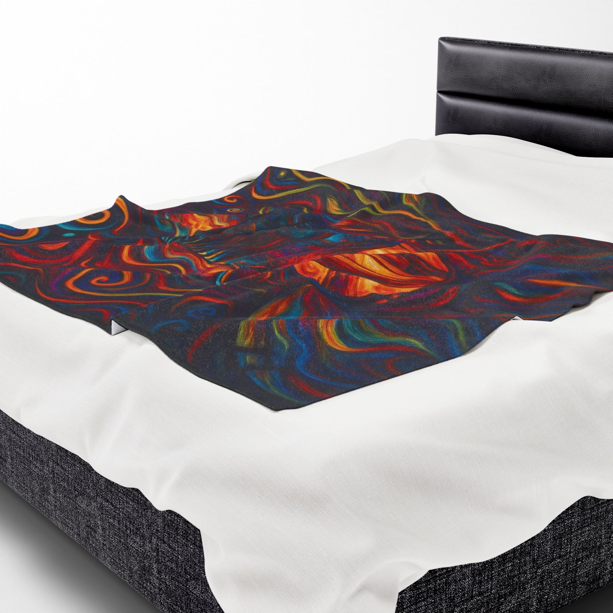 Inferno Core Artistic Velveteen Plush Blanket