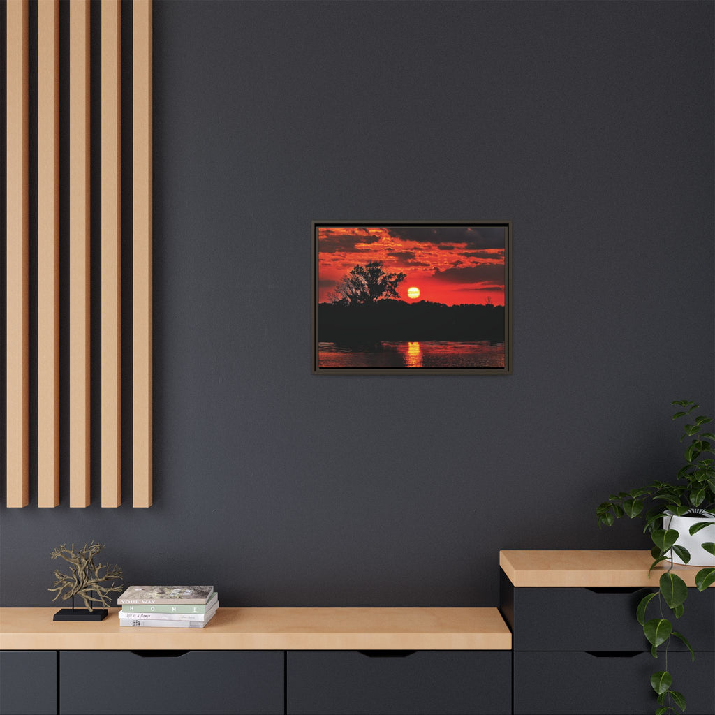 Bloodfire Reverie Framed Canvas Art